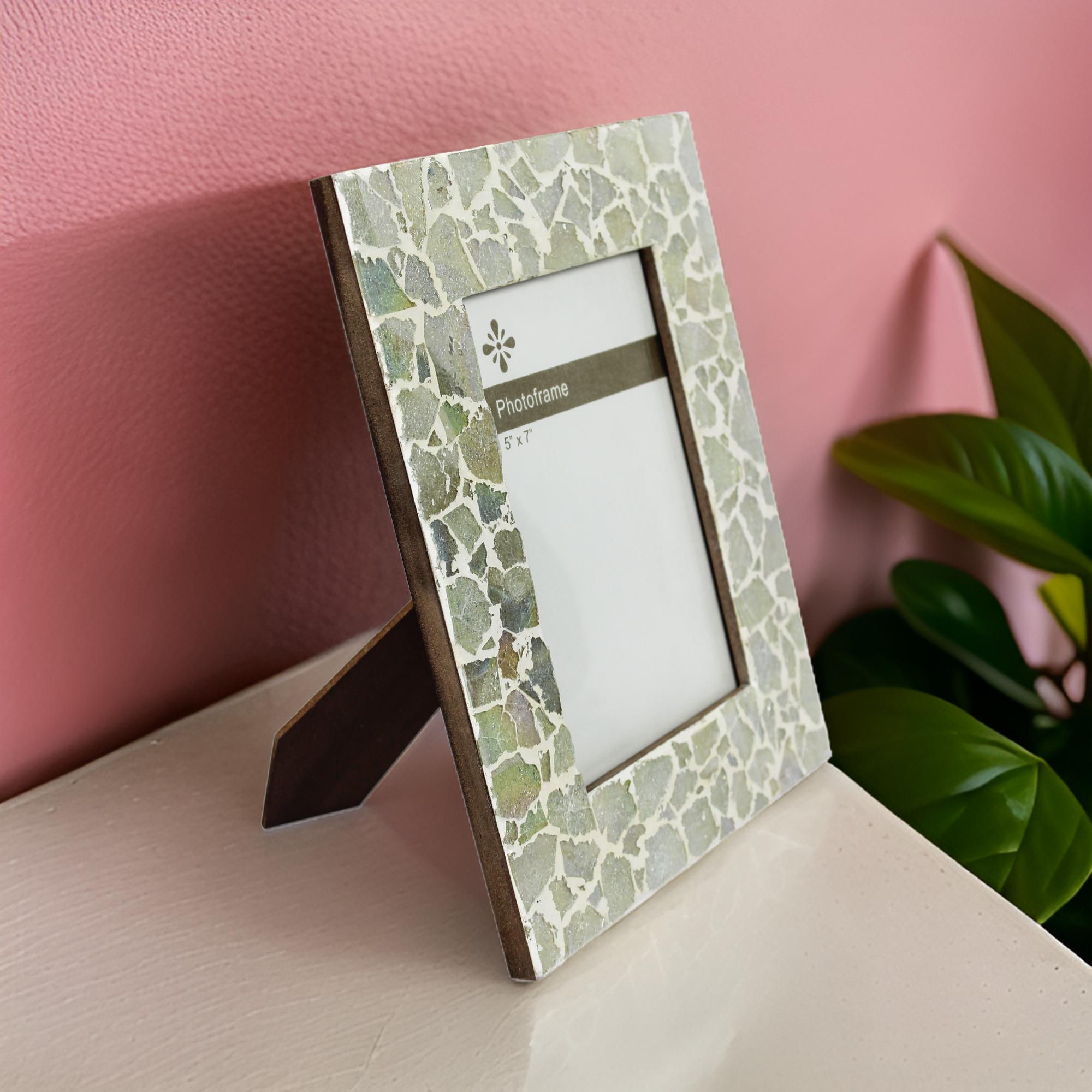 Decorative 5X7 Mosaic Photo Frame for Home Decor