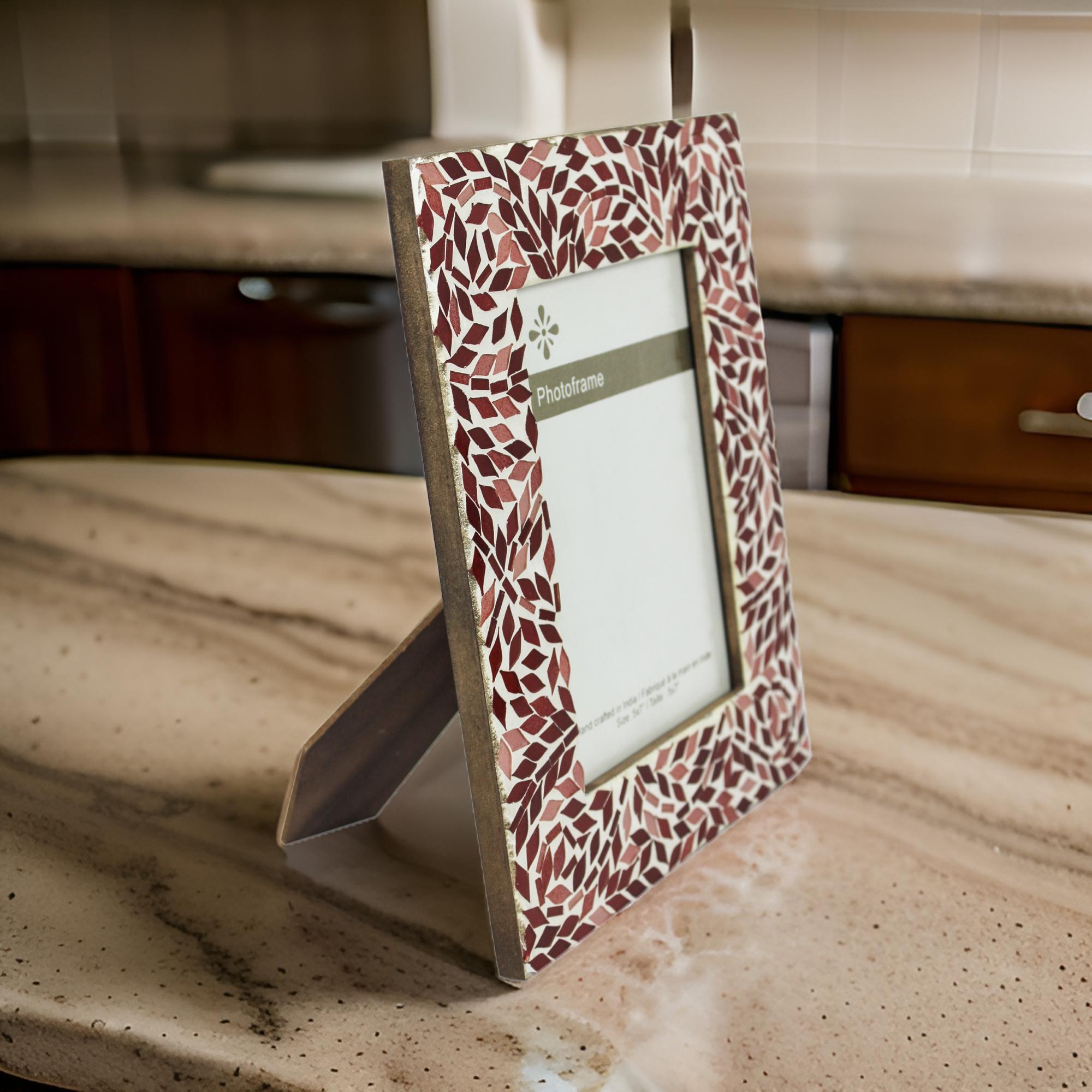 Decorative Mosaic 5X7 Photo Frame