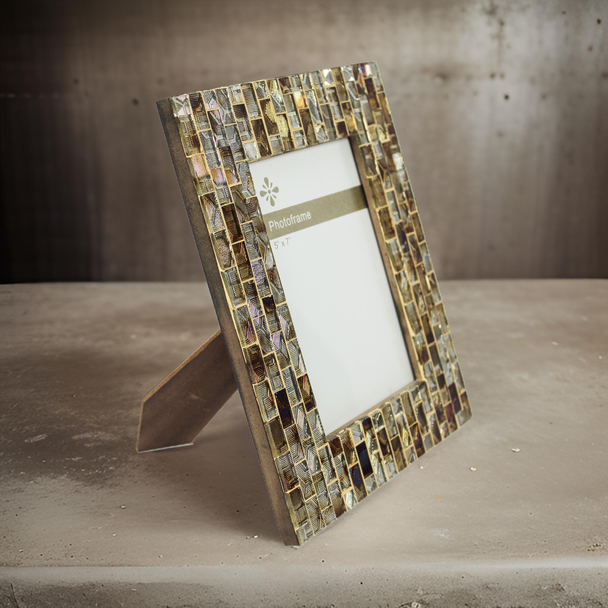 Handmade Decorative 5X7 Mosaic Photo Frame