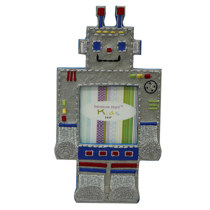 Embroidered Robot Photo Frame