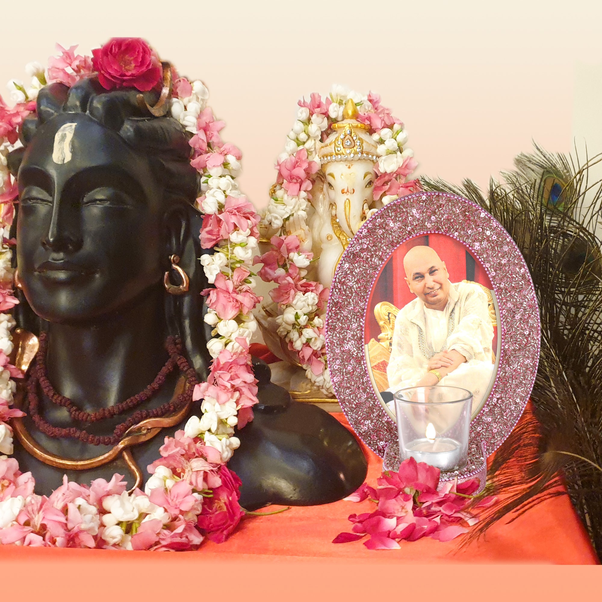 Decorative Guruji Blessings Photo Frame (5x7 Inches) - TH-153
