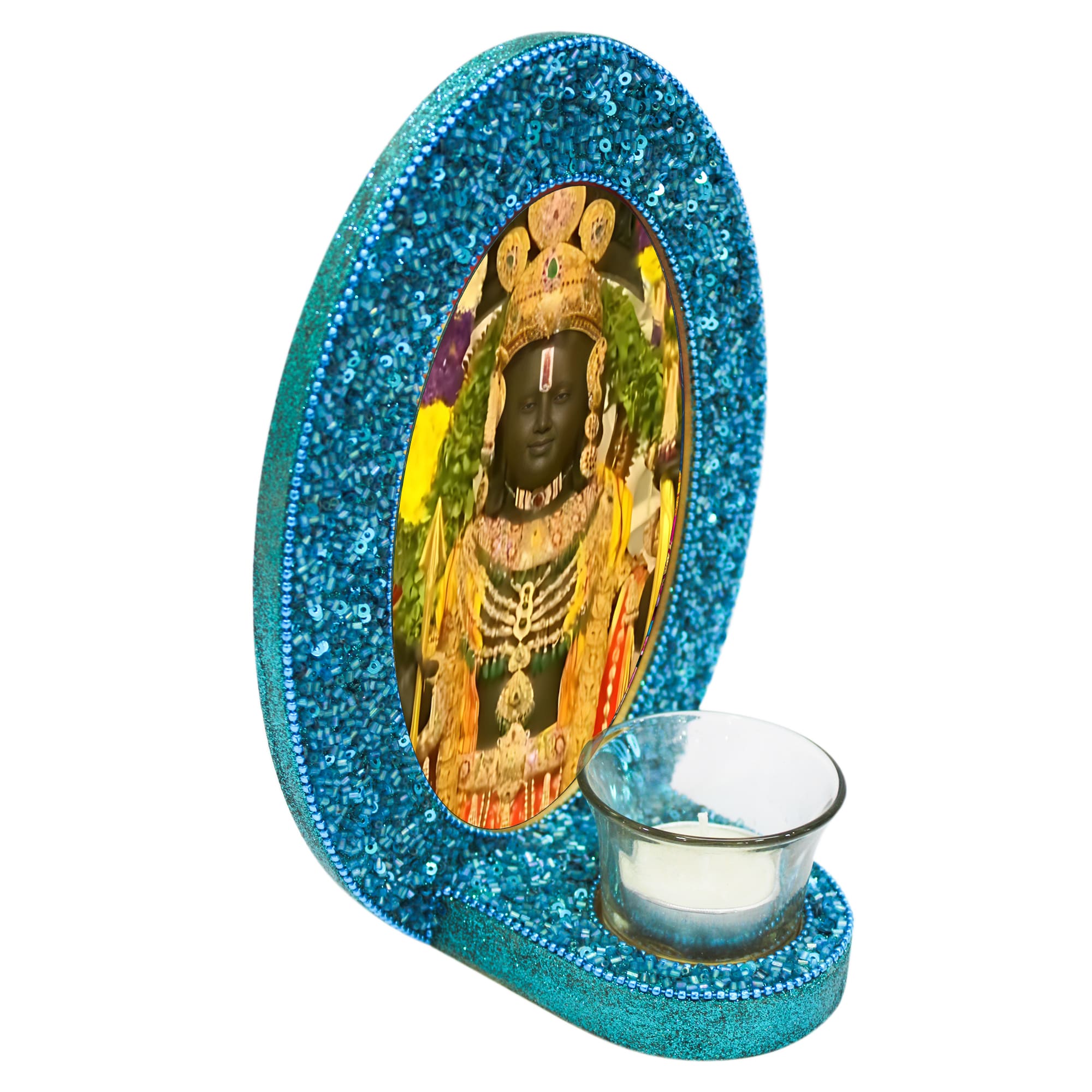 Lord Ram Picture Frame with Tealight for Blessings - TH-4656