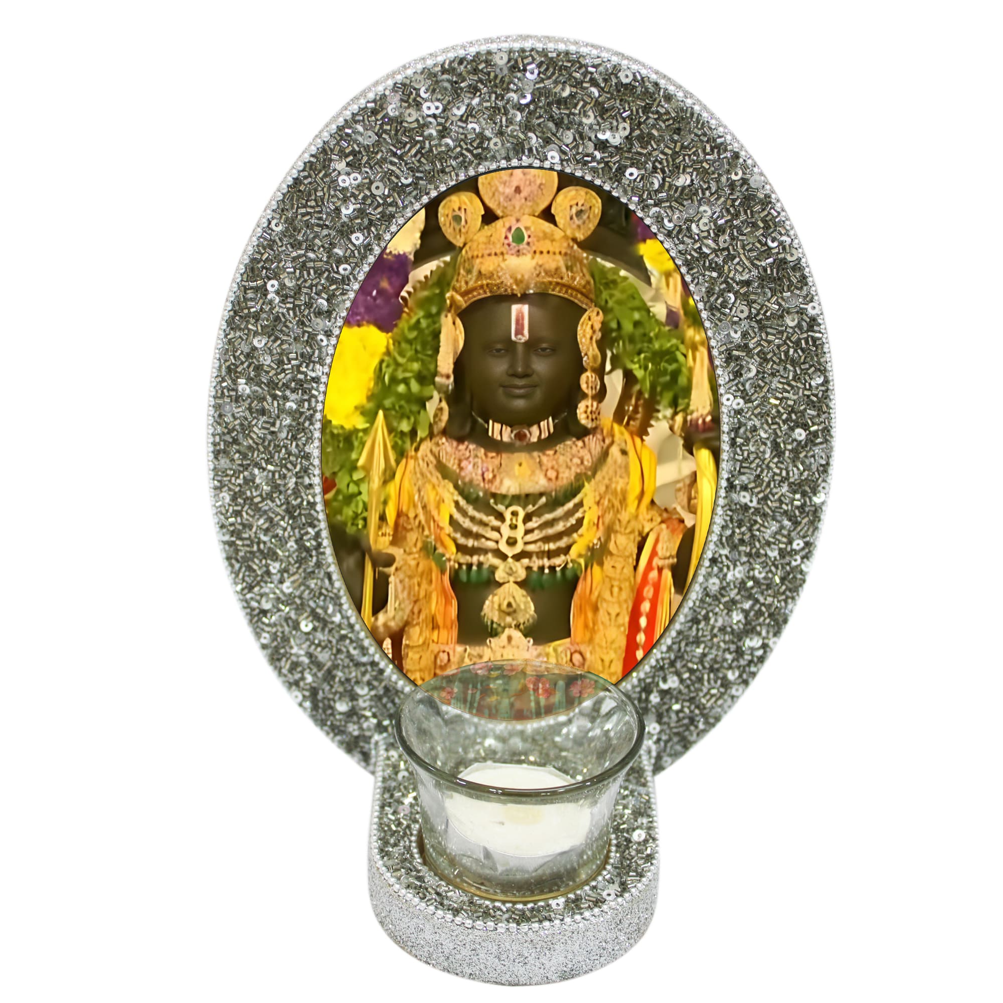 Lord Ram Picture Frame with Tealight for Blessings