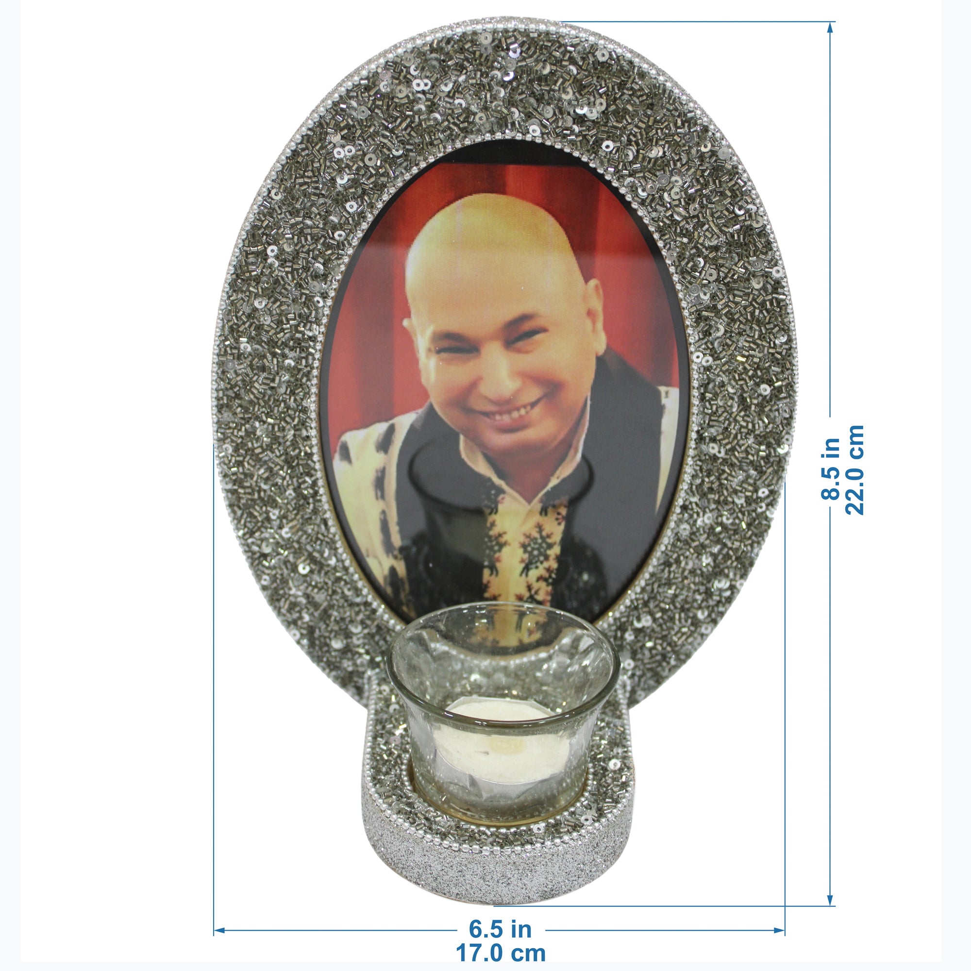 Decorative Guruji Blessings Photo Frame (5x7 Inches)-TH-155