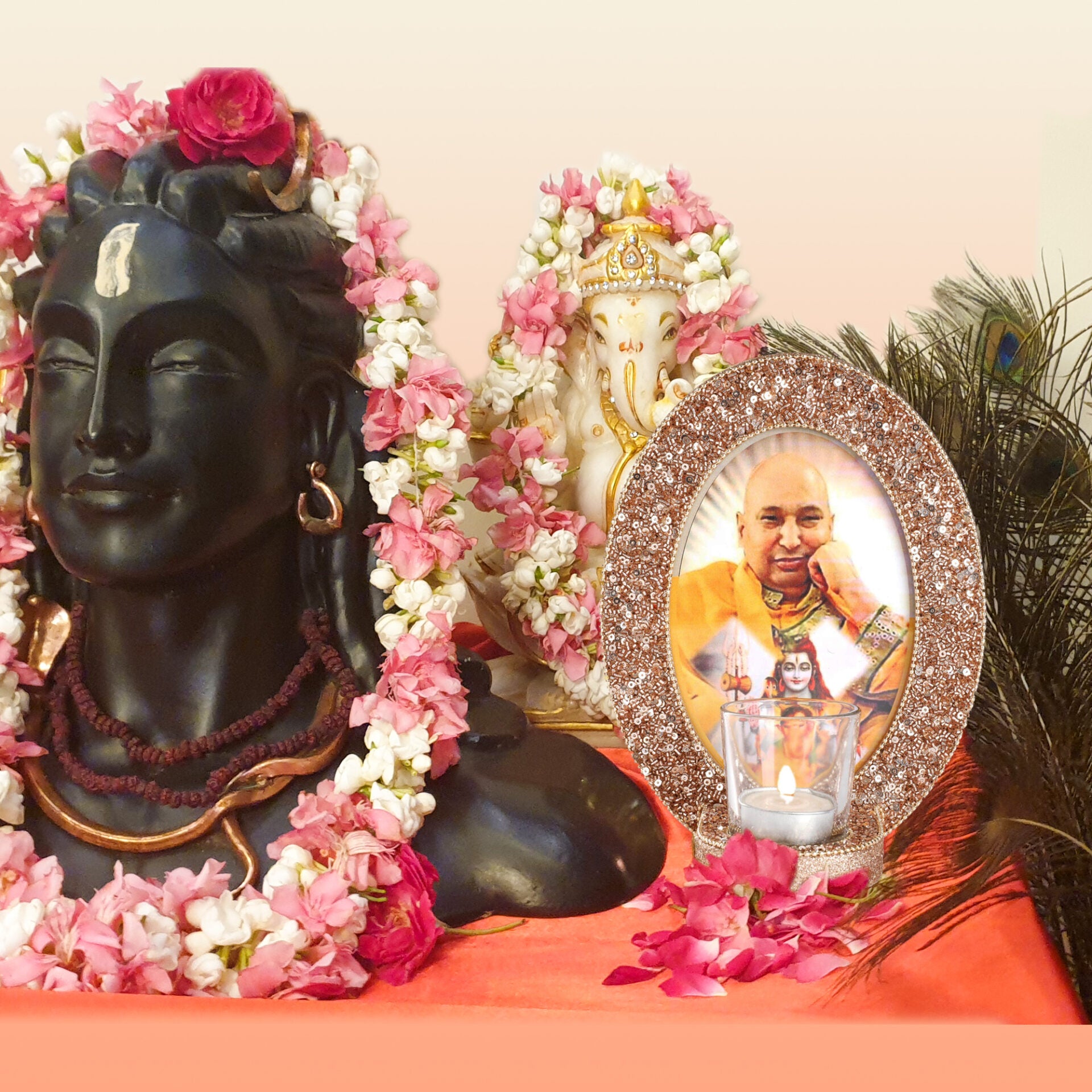 Decorative Guruji Blessings Photo Frame (5x7 Inches)
