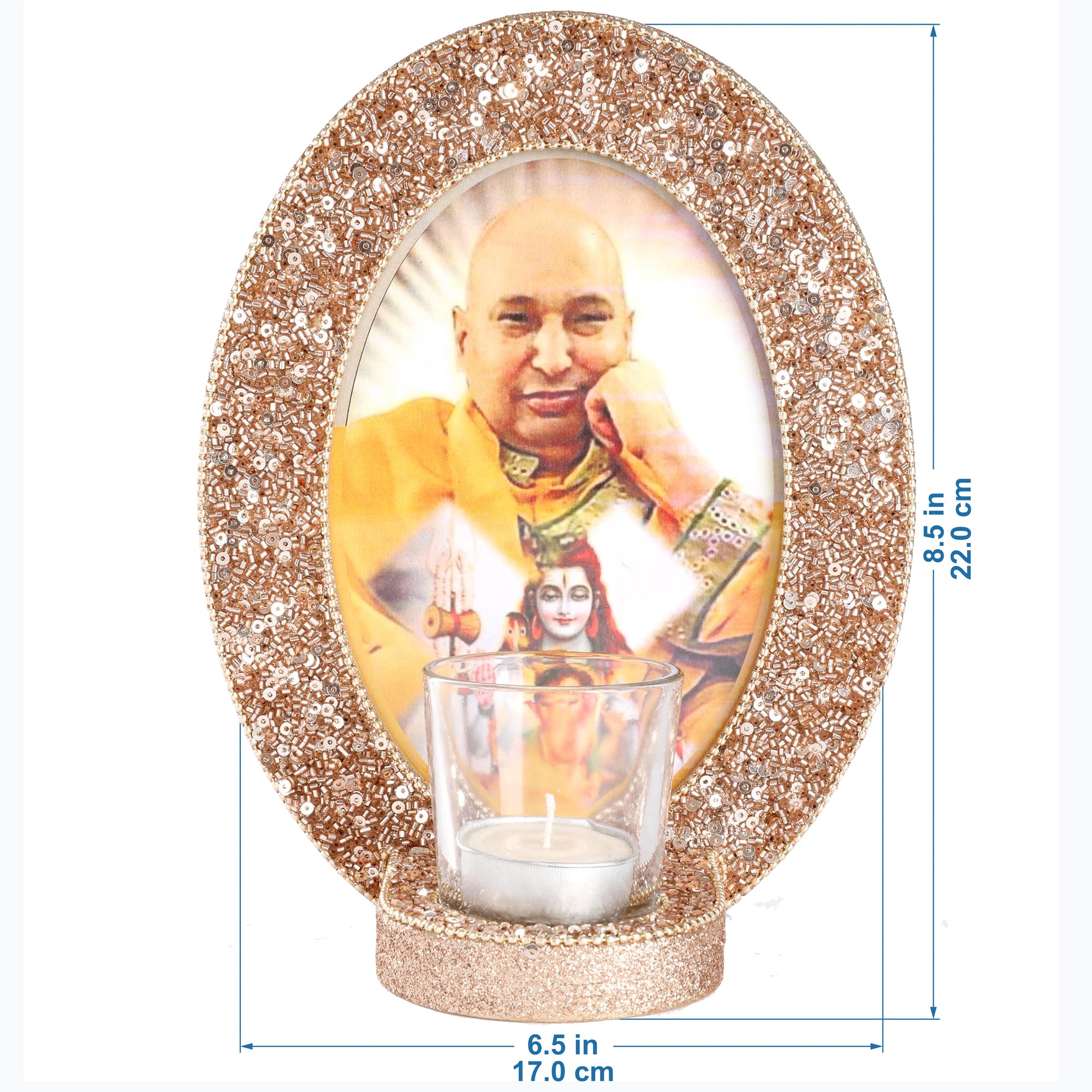 Decorative Guruji Blessings Photo Frame (5x7 Inches)