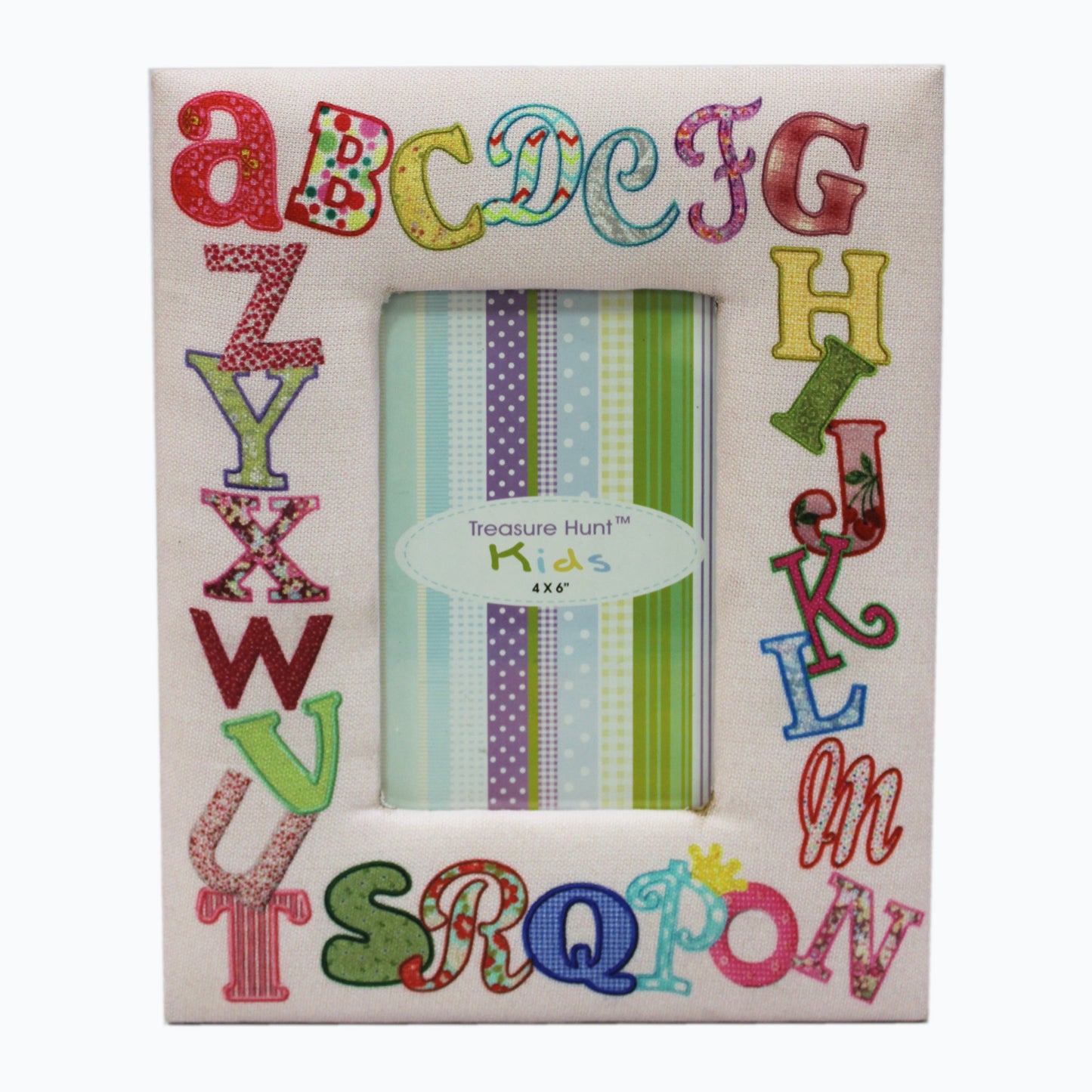 Multicolored Alphabets Photo Frame