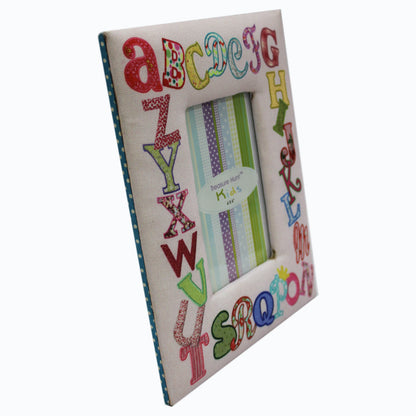 Multicolored Alphabets Photo Frame