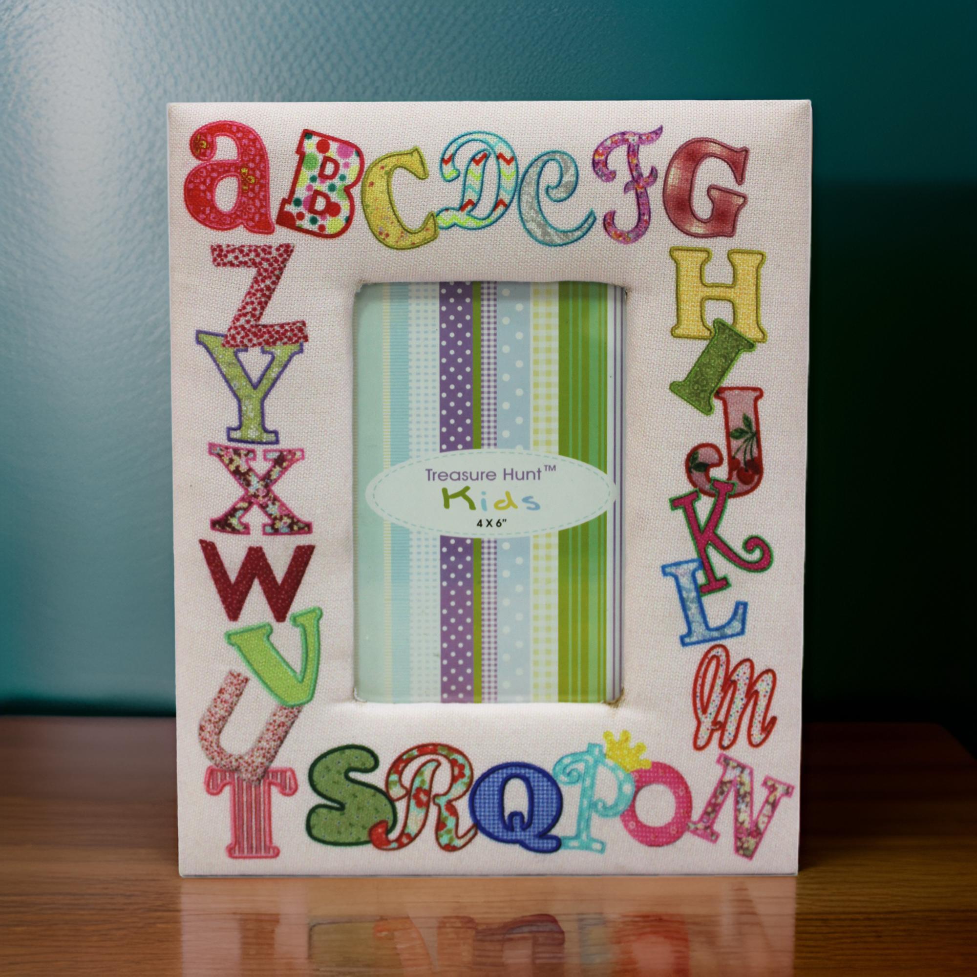 Multicolored Alphabets Design Photo Frame for Kids
