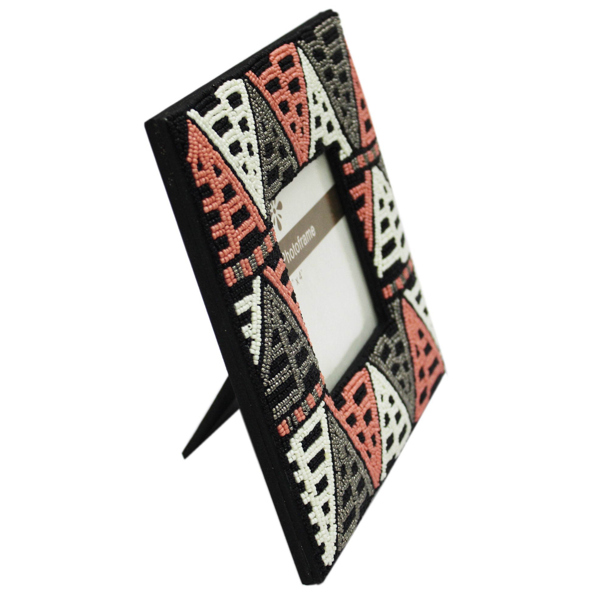 Beaded Decorative 4X4 Photo Frame for Home Decor