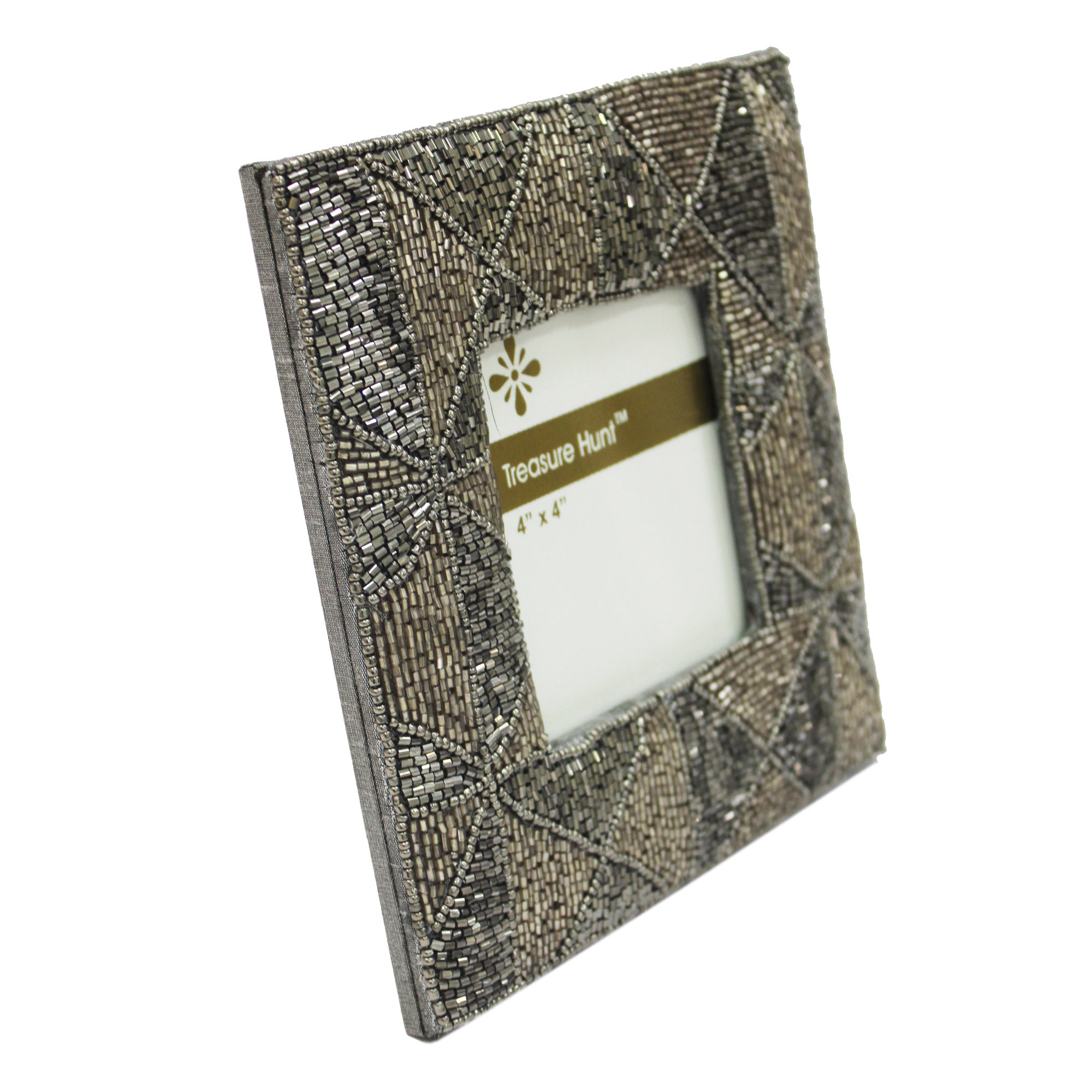 Beaded Decorative 4X4 Photo Frame