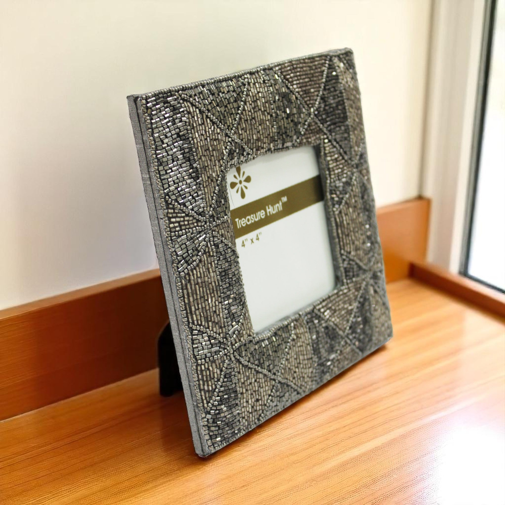 Beaded Decorative 4X4 Photo Frame