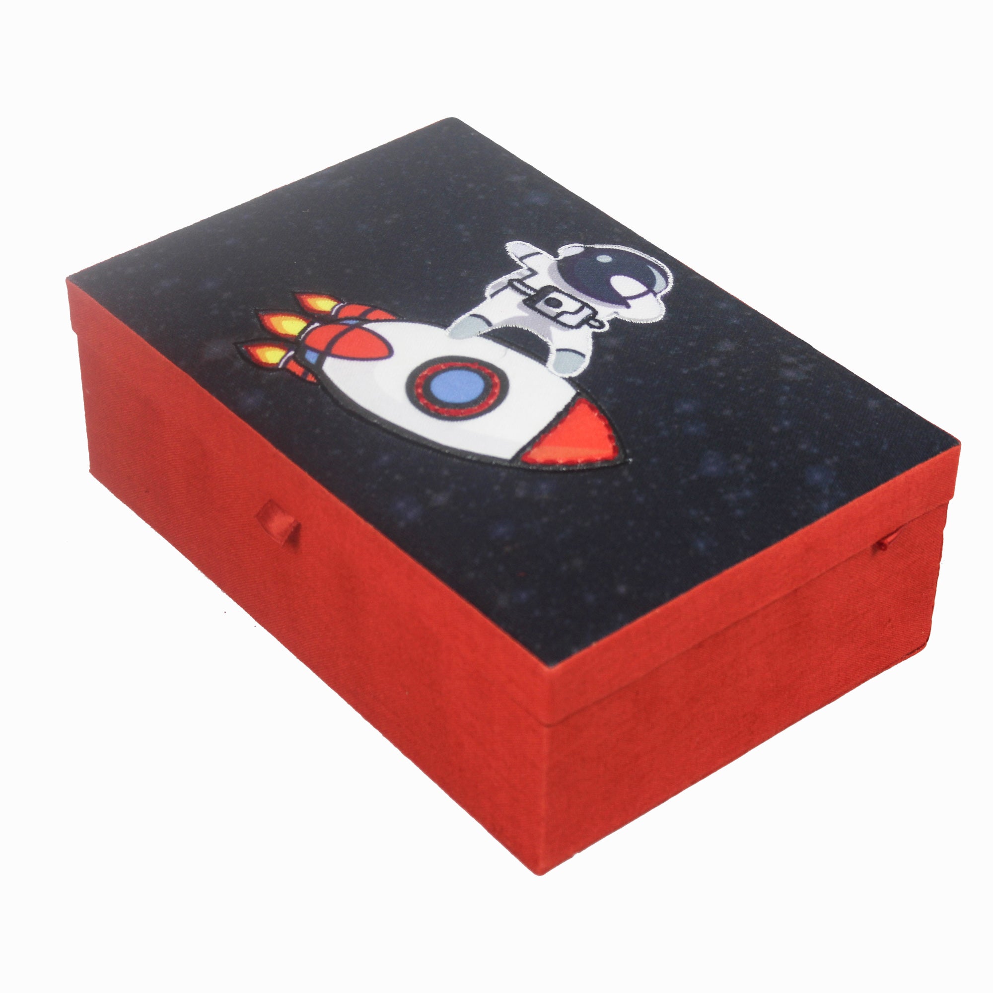 Astronaut Design Storage Box for Kids (Size-9x6x3 Inch)