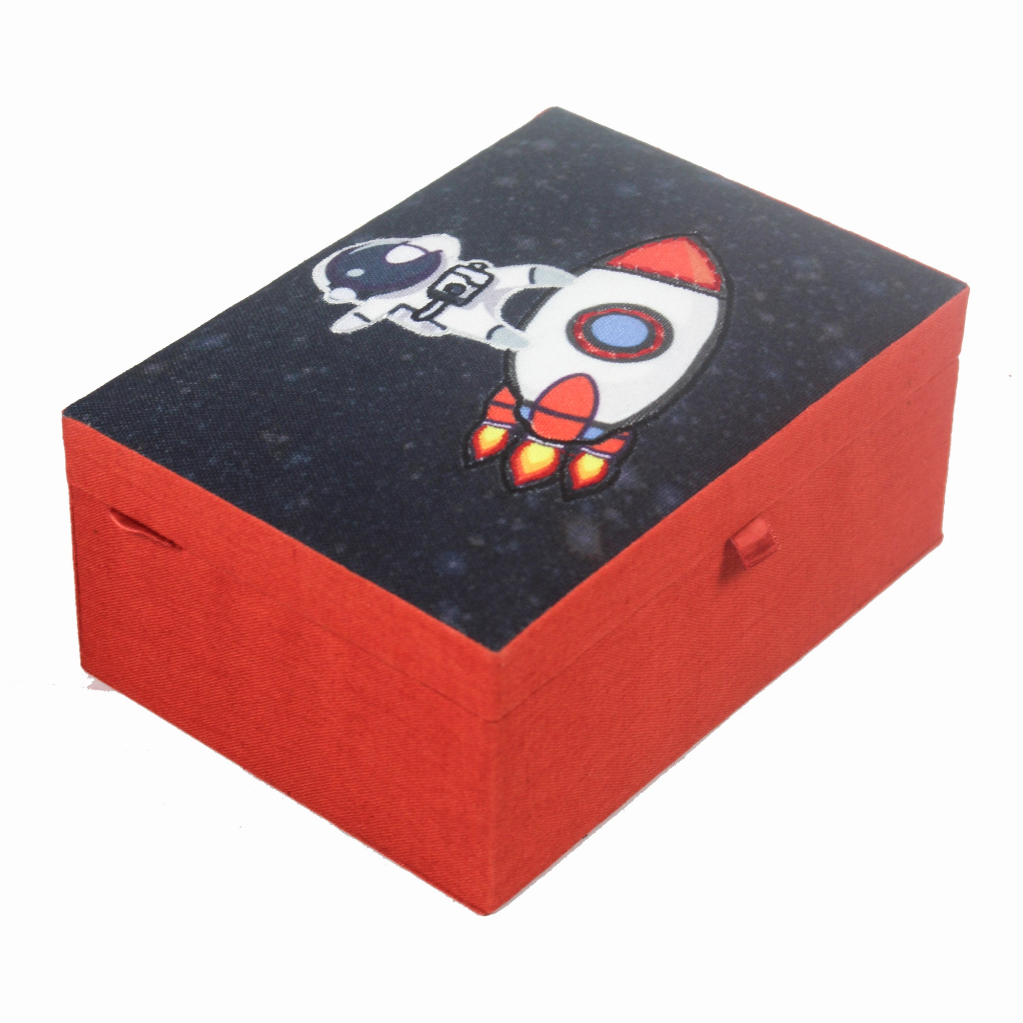 Astronaut Design Storage Box for Kids (Size-5x7x3 Inch)