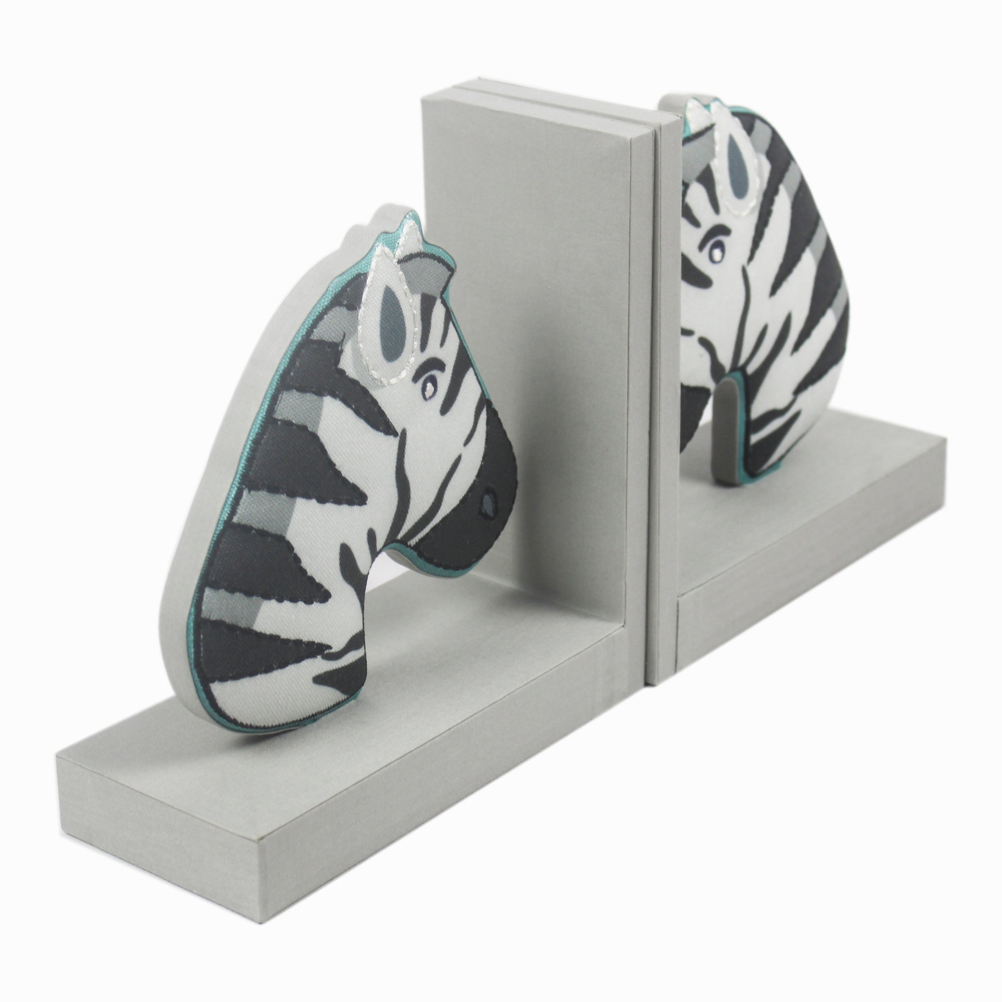 Zebra Design Bookends (Set of 2 Pieces)