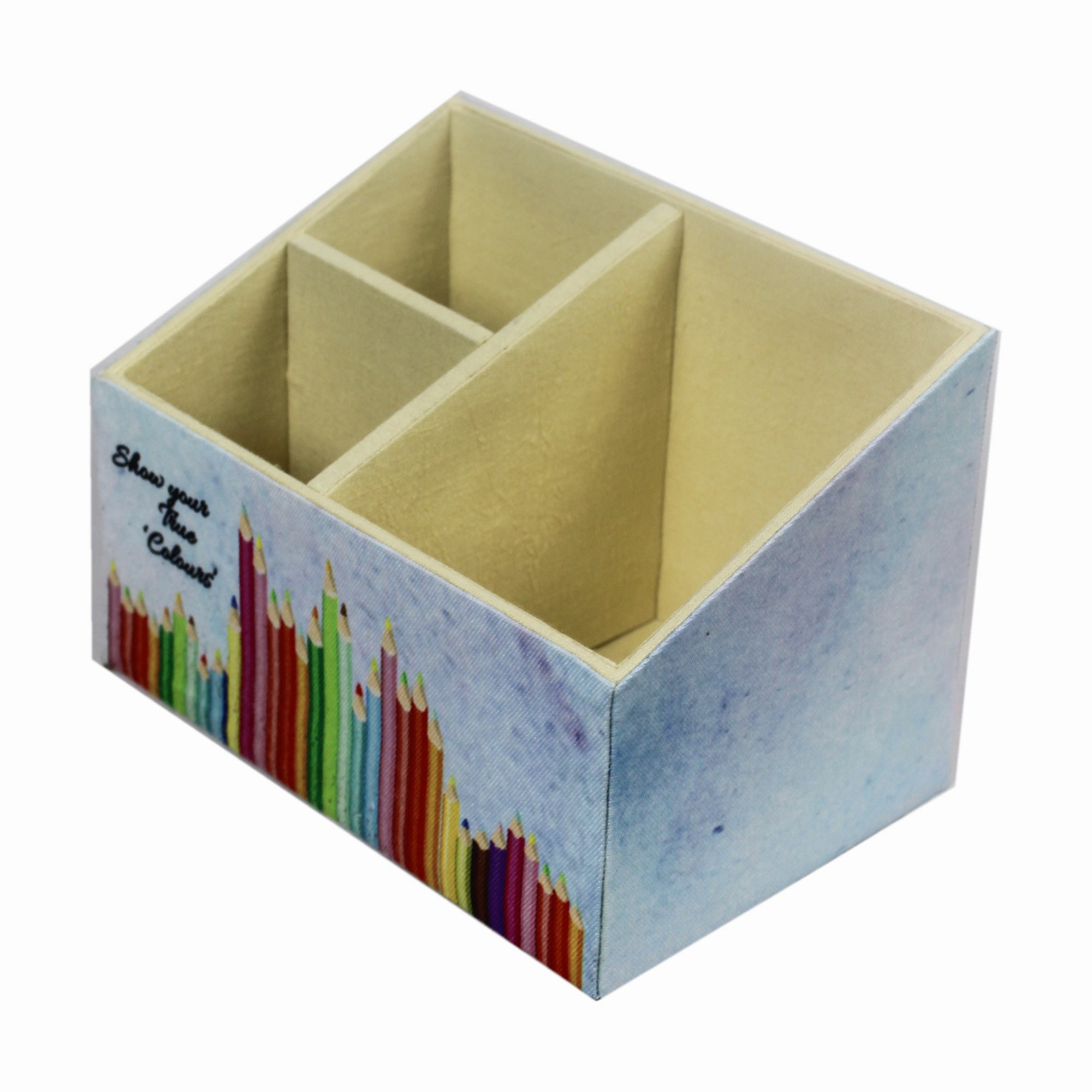 Rainbow Design Stationary Organizer & Pen Holder (Set of 2)