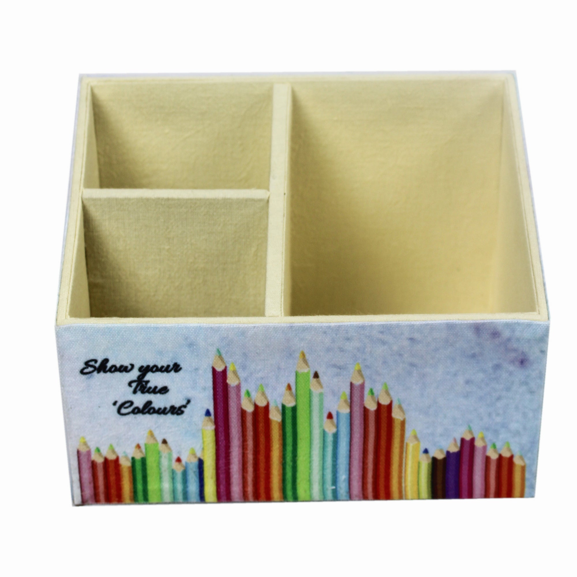 Rainbow Design Stationary Organizer & Pen Holder (Set of 2)