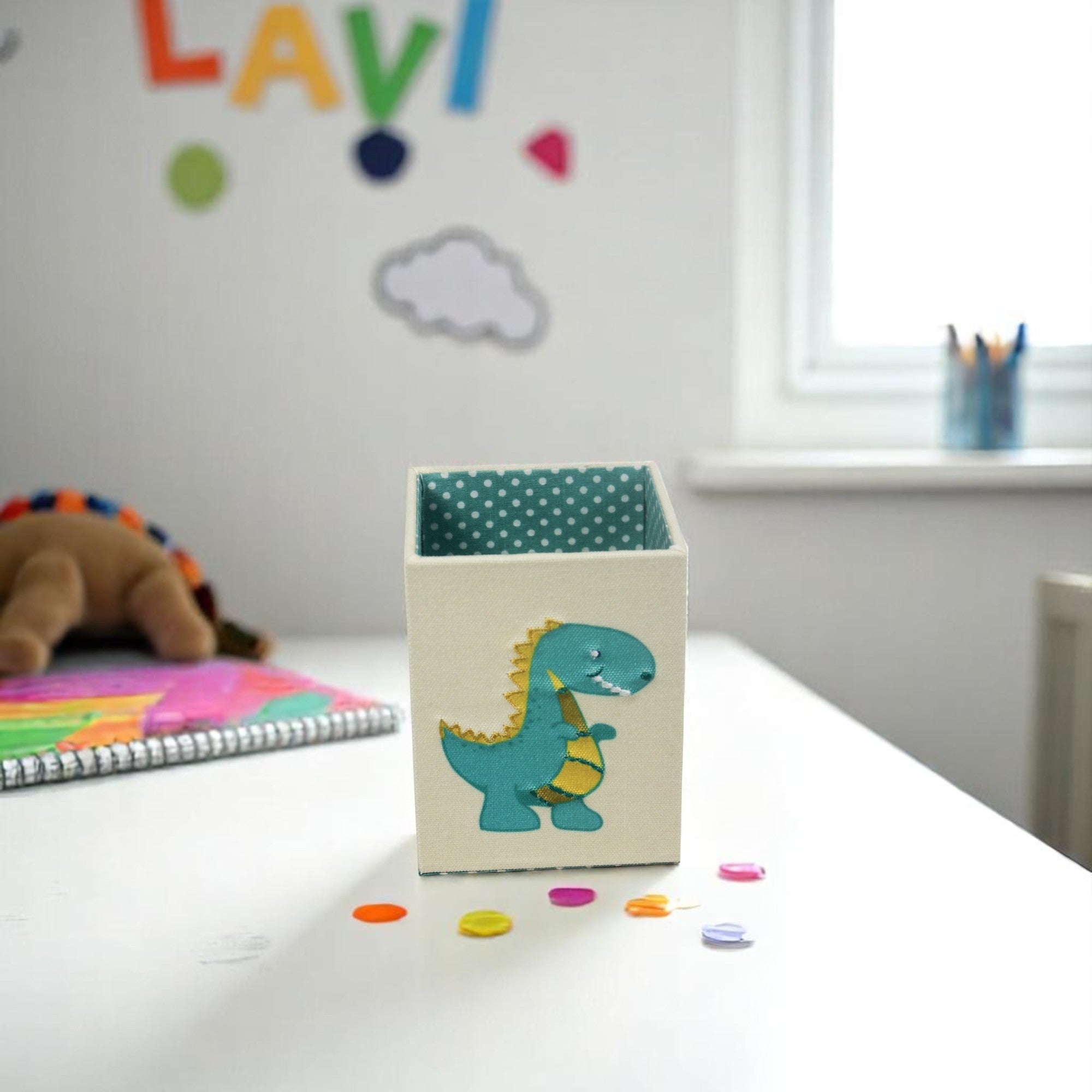 Dinosaur Design Pen Holder for Kids