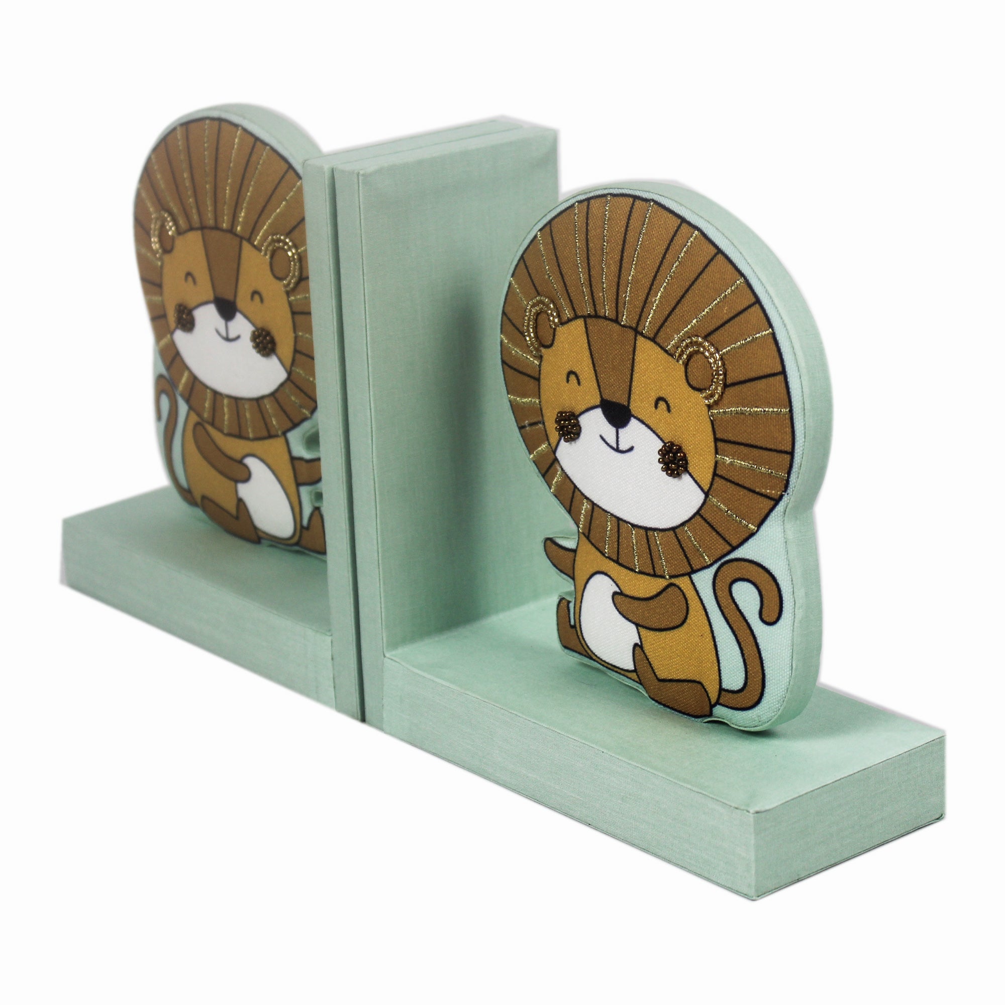 Lion Design Bookends (Set of 2 Pieces)