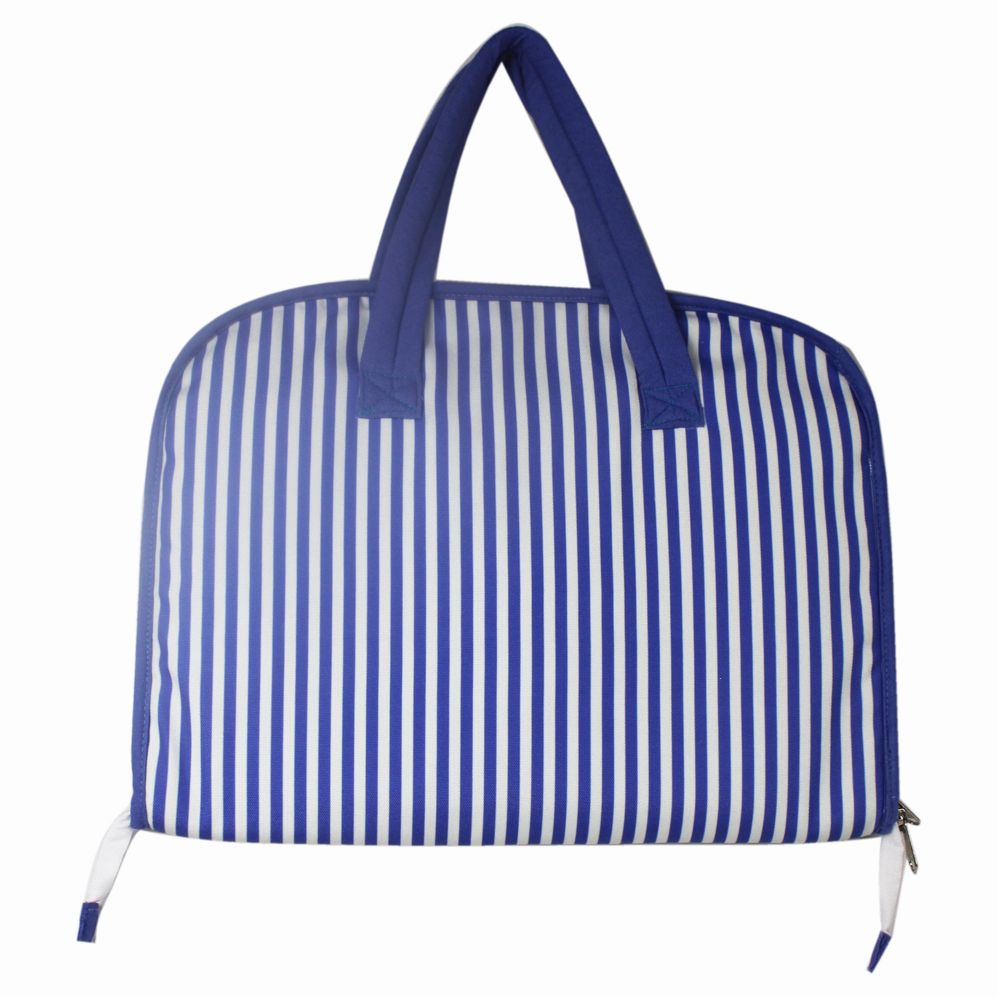 Digital Printed Fabric Blue Strip Design Art Bags with Stationery Kit for Kids
