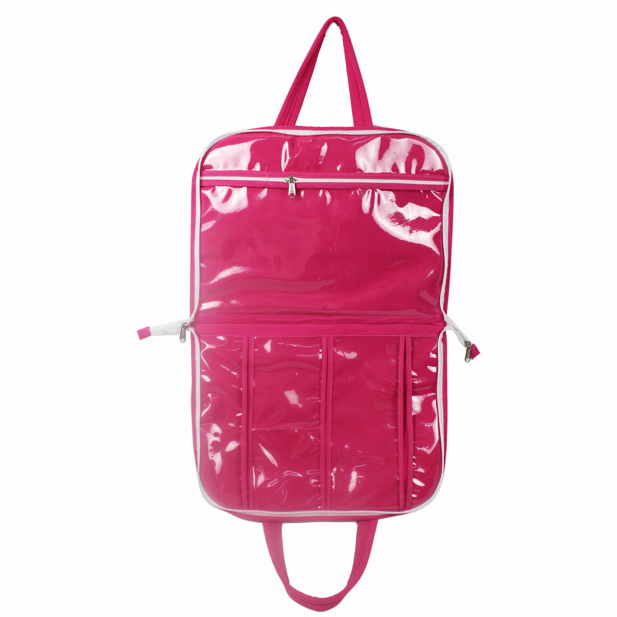 Digital Printed Fabric Red Strip Design Art Bag with Stationery Kit for Kids