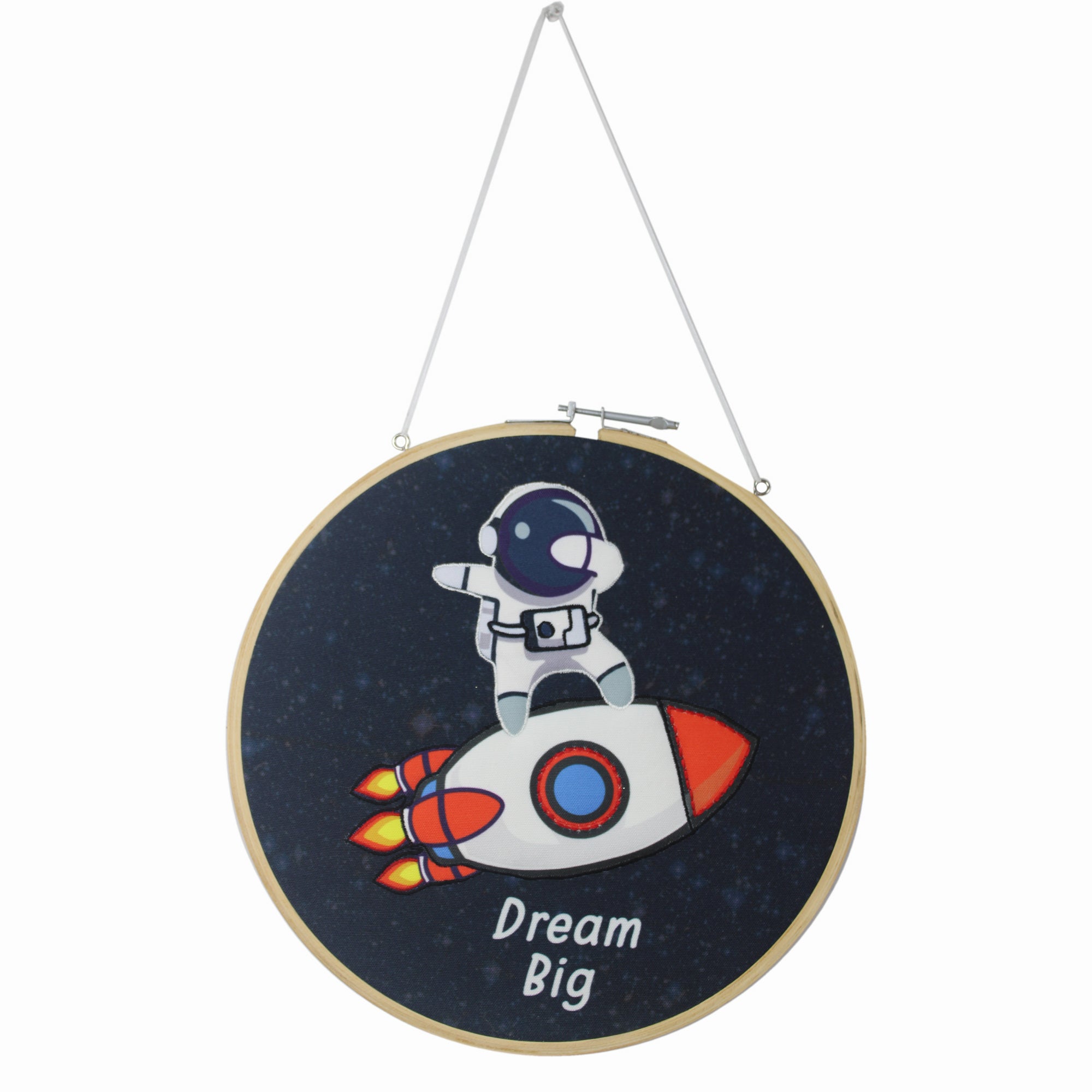 Astronaut Design Wall Hoop for Kids