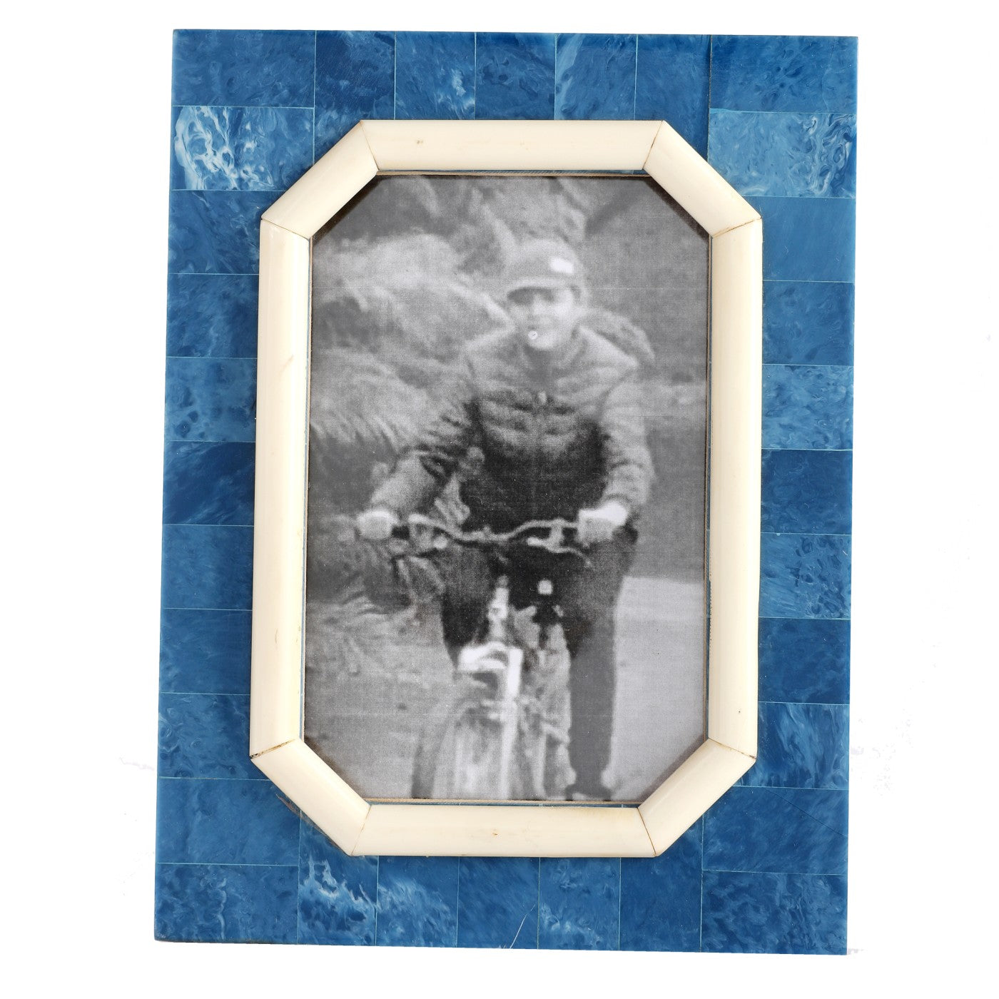 Blue Colour Resin Photo / Picture Frame (Picture Size: 4 x 6 Inches)-TH-208