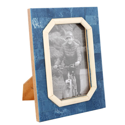 Blue Colour Resin Photo / Picture Frame (Picture Size: 4 x 6 Inches)-TH-208