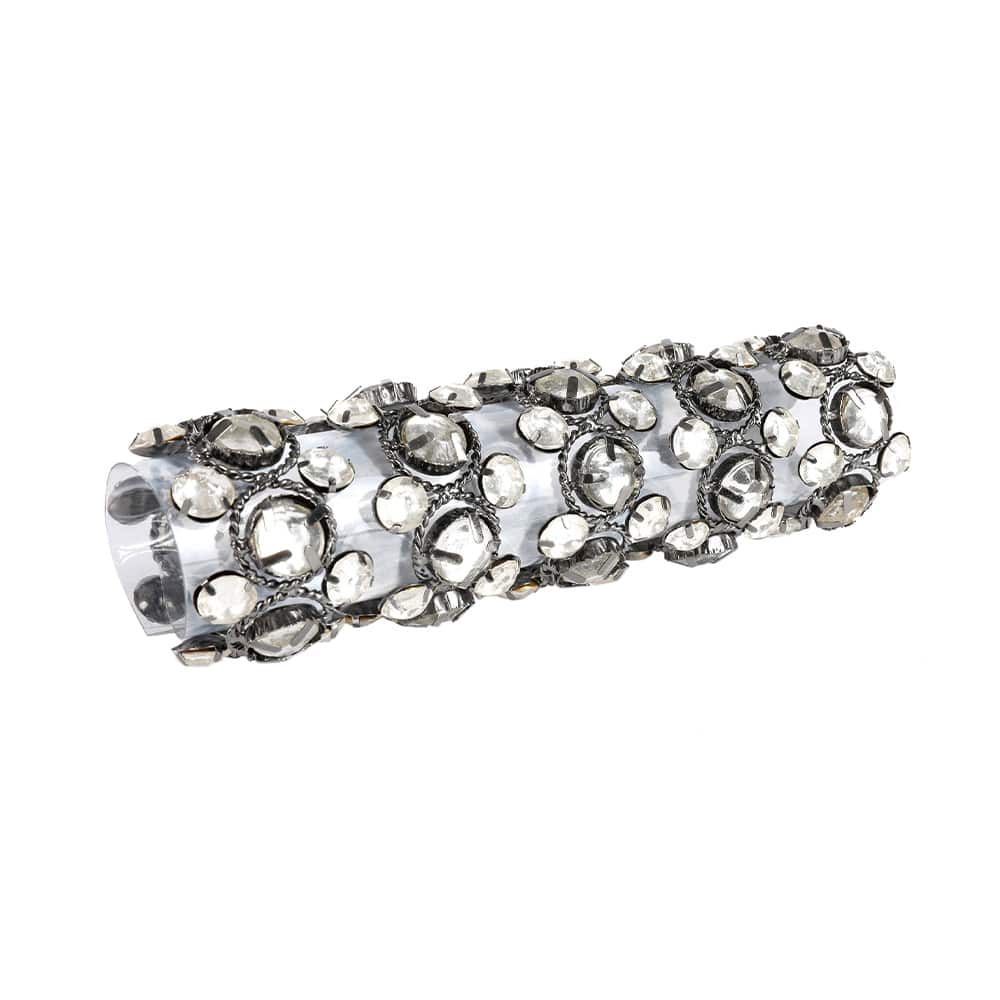 Silver Jewelled Napkin Ring Set of Four