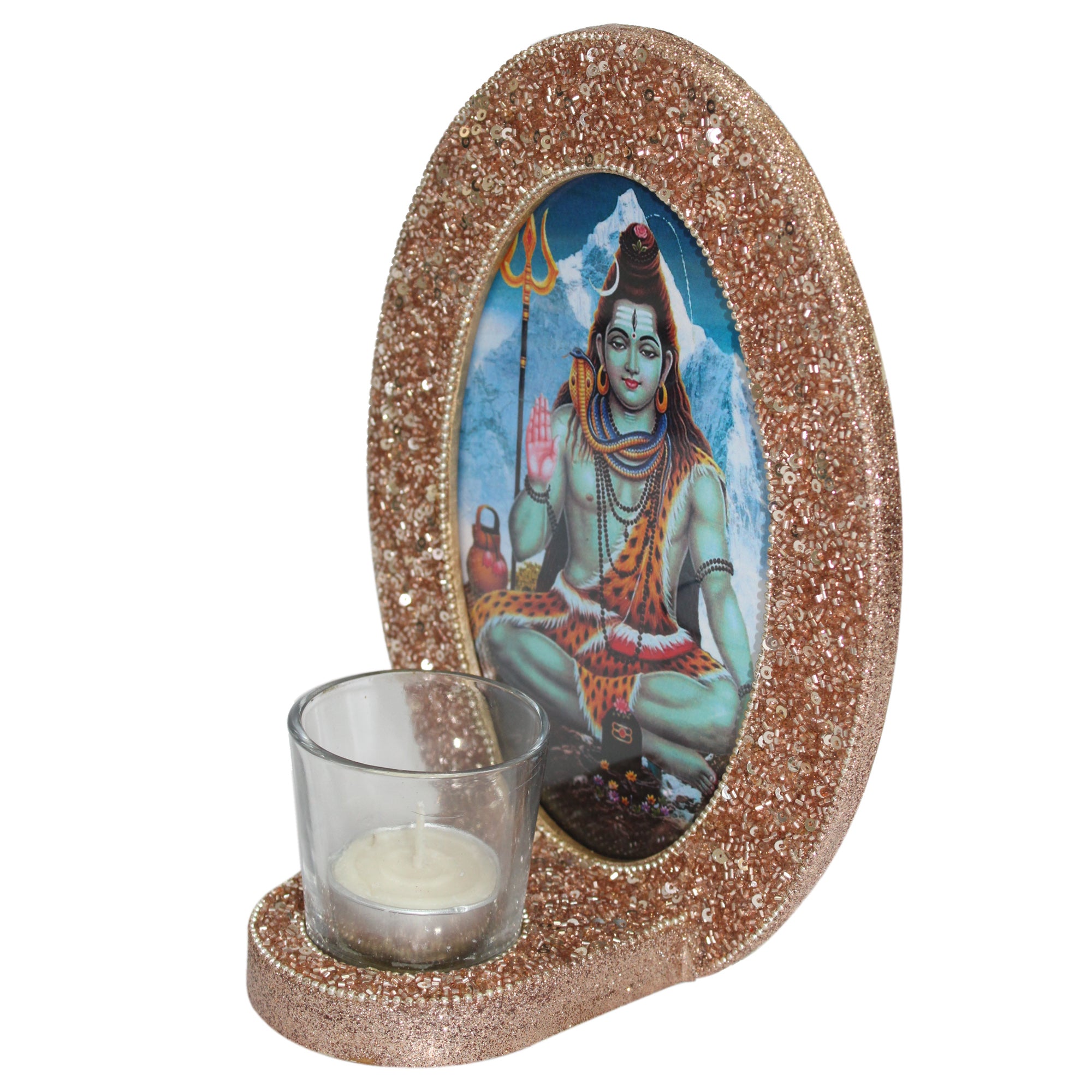 Decorative Lord Shiva Blessings Photo Frame (5x7 Inches)
