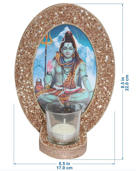 Decorative Lord Shiva Blessings Photo Frame (5x7 Inches)