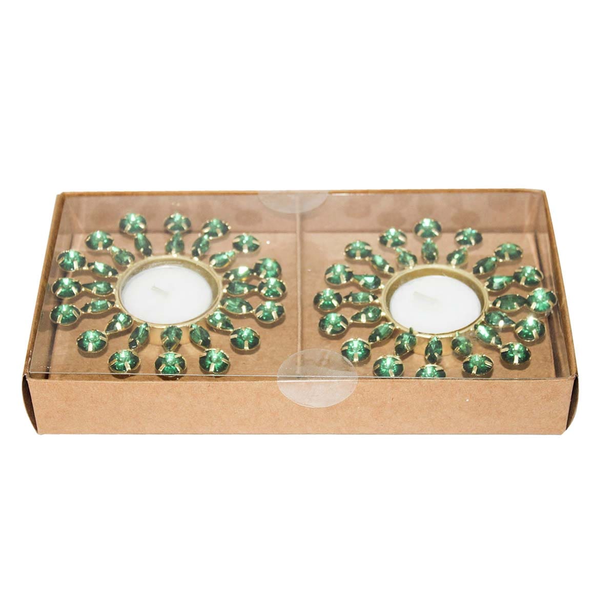 Unique Handcrafted Decorative T-Light Holder for Home & Office (Set of 2)