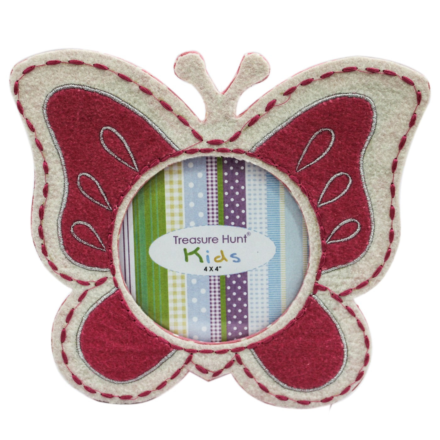 Embroidered Butterfly Shaped Photo Frame for Kids