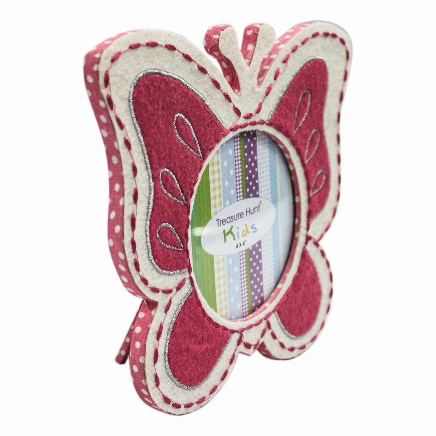 Embroidered Butterfly Shaped Photo Frame for Kids