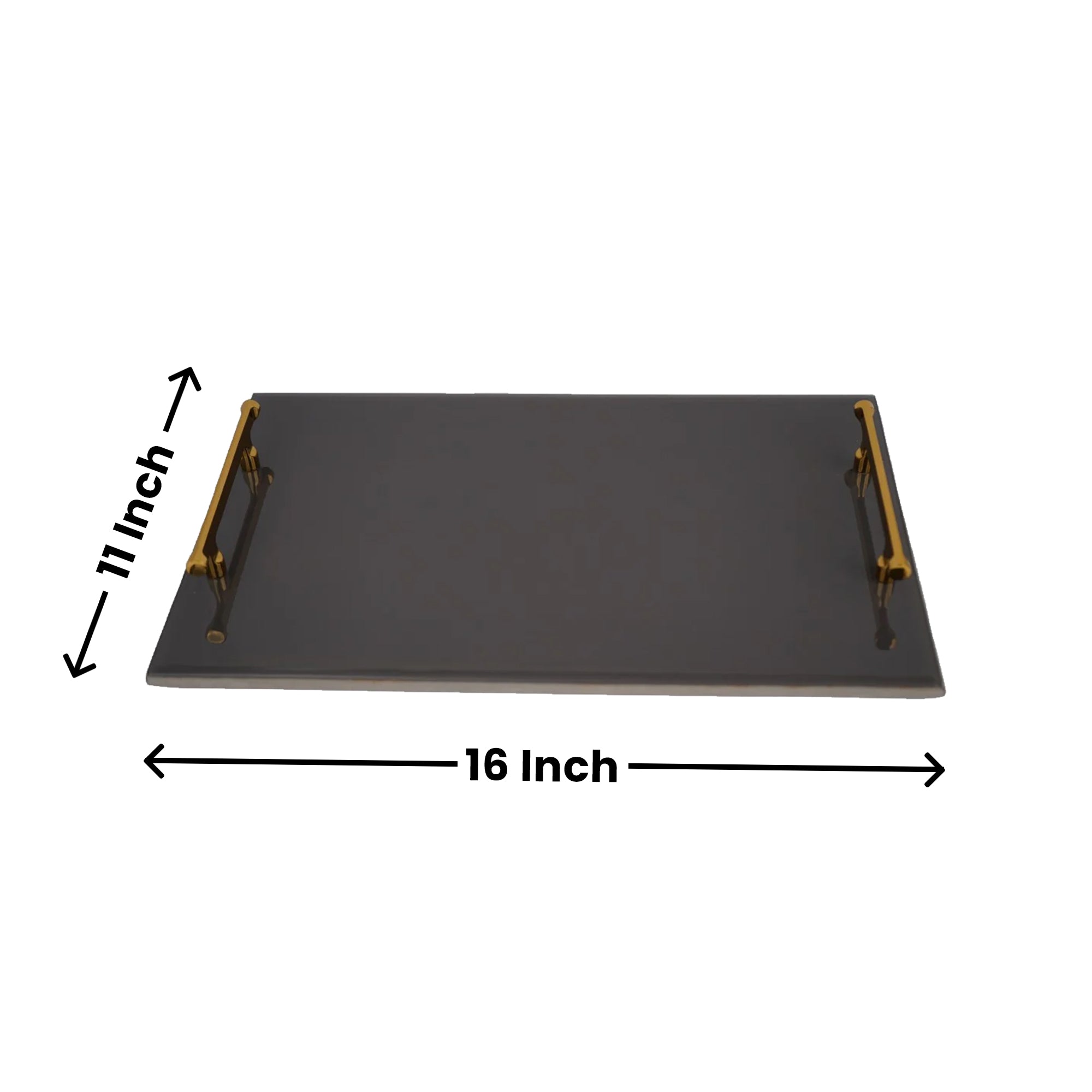 Luxury Glass Tray with Handles