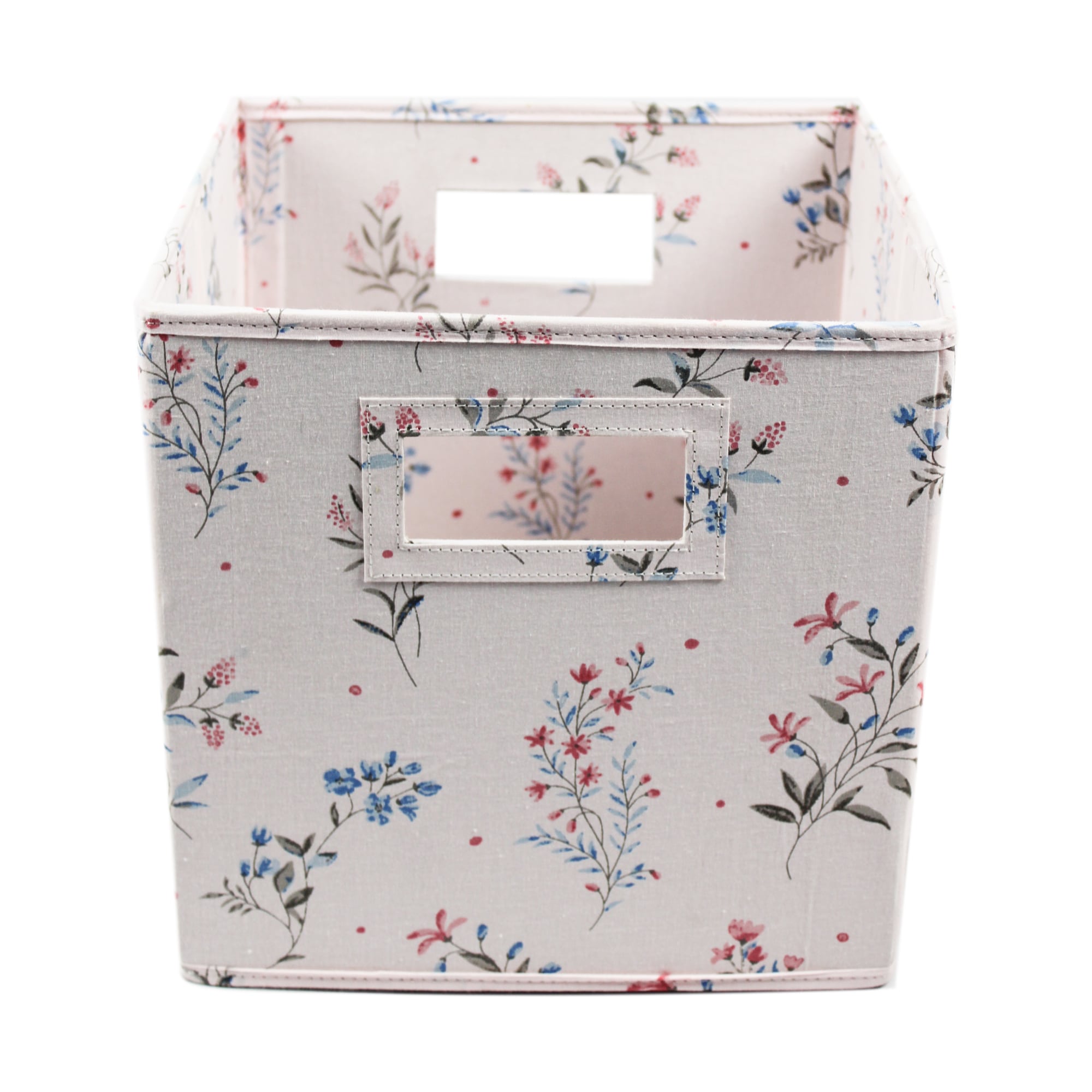 Foldable Floral Design Storage Basket