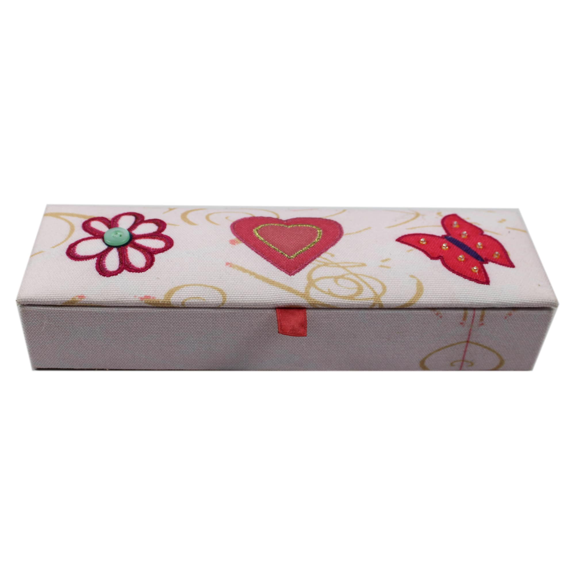 Embroidered Pencil Box for Kids