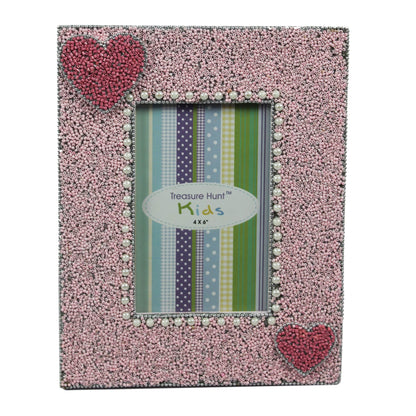 Beaded / Pearl Heart Photo Frame