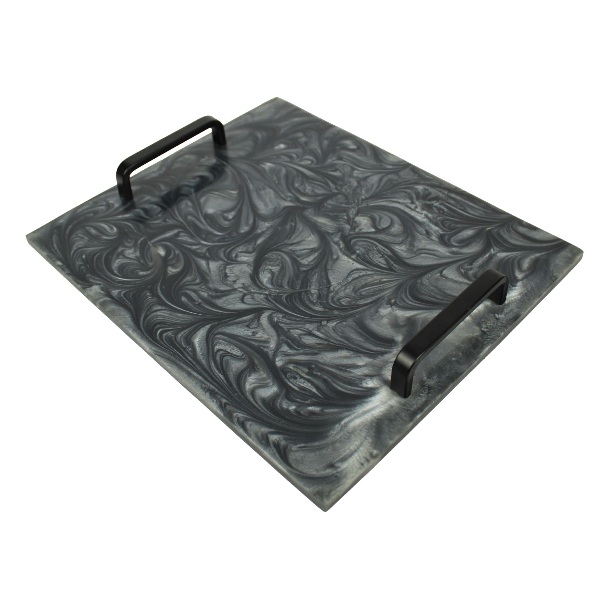 Black Resin Utility Tray-TH-4946