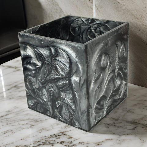 Black Resin Dustbin