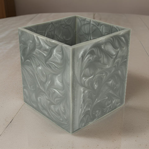 Grey Resin Dustbin