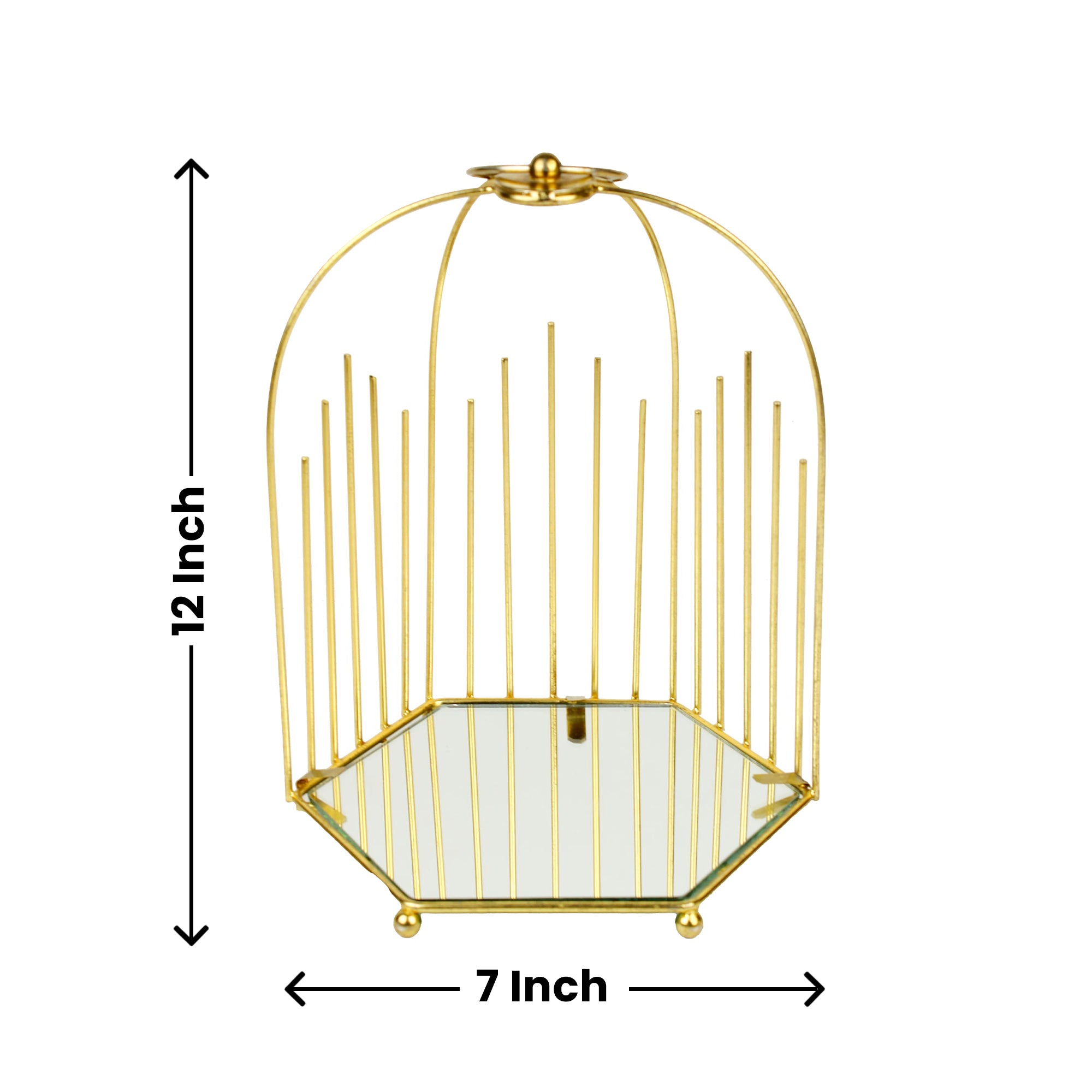 Cage Shaped Makeup Container (Small )