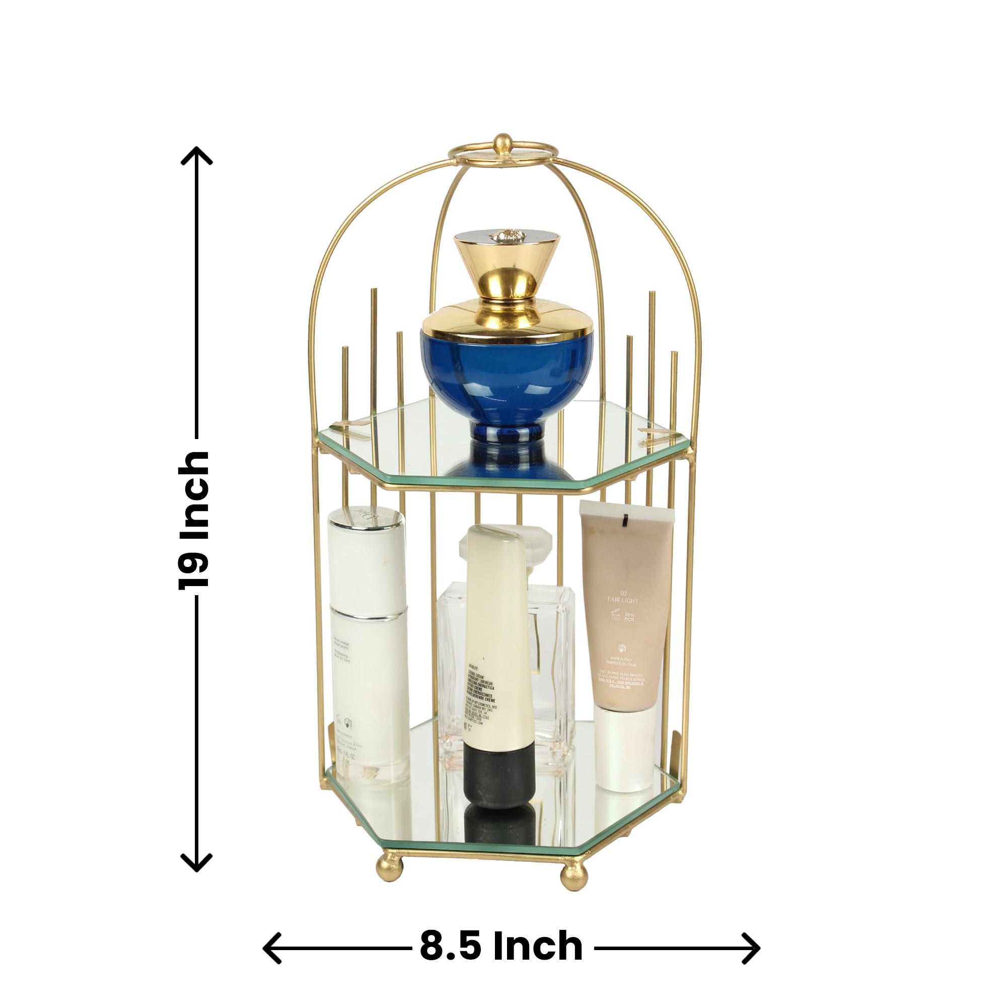Dresser Makeup Organizer (Medium, Cage Shape)