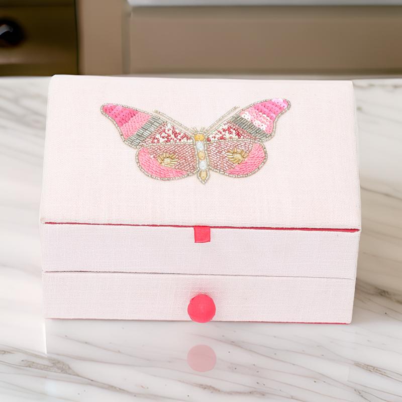 Butterfly Design Drawer Box for Kids