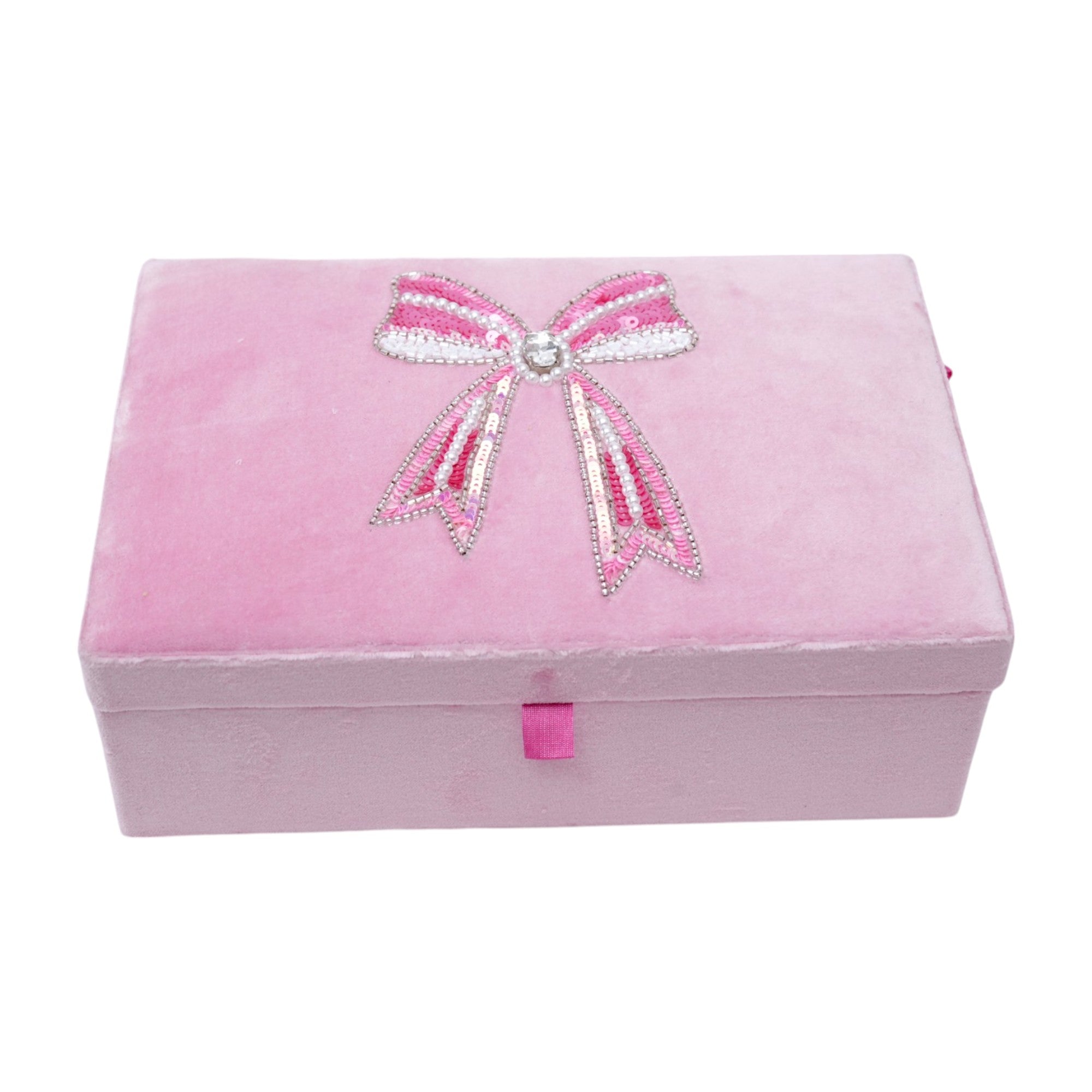Bow Beaded Stationary Box for Kids