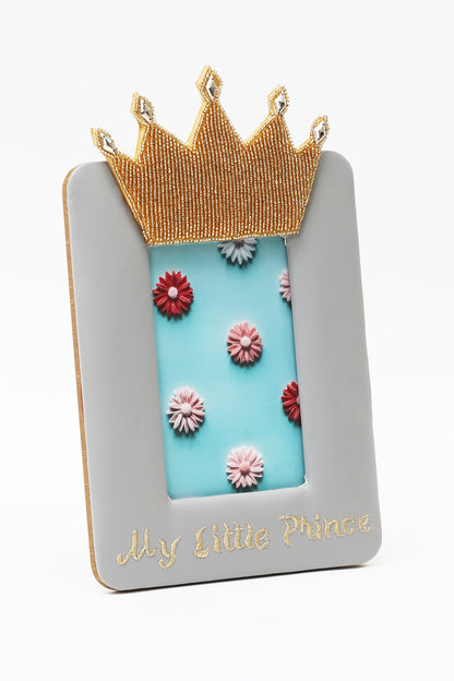 Crown Beaded Picture Frame