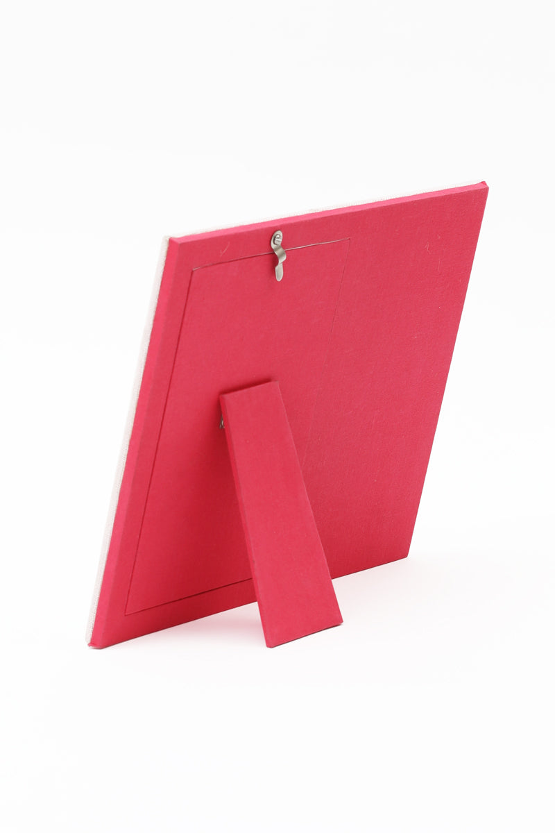 Multicolored Butterfly Embroidered Photo-Frame