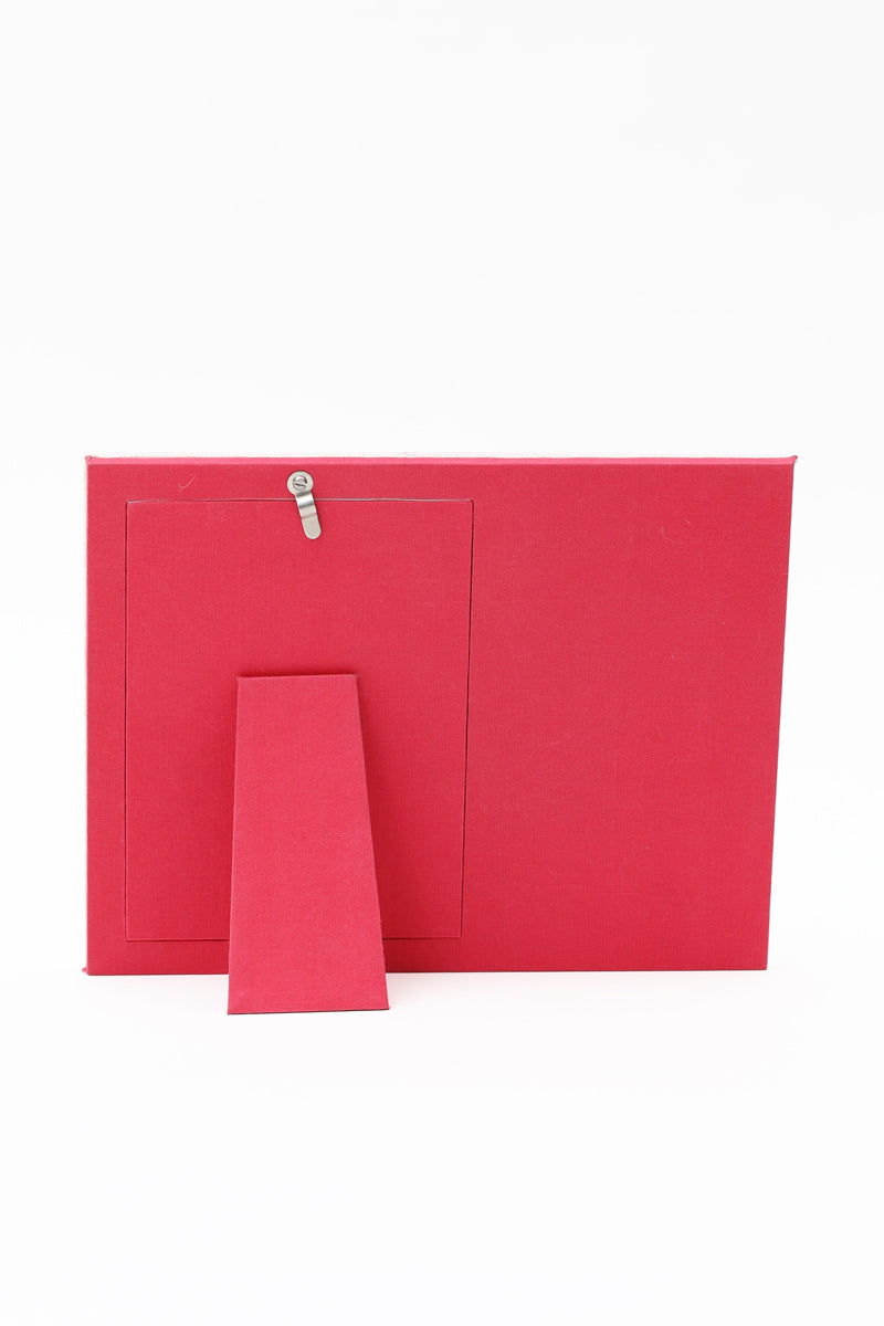 Multicolored Butterfly Embroidered Photo-Frame