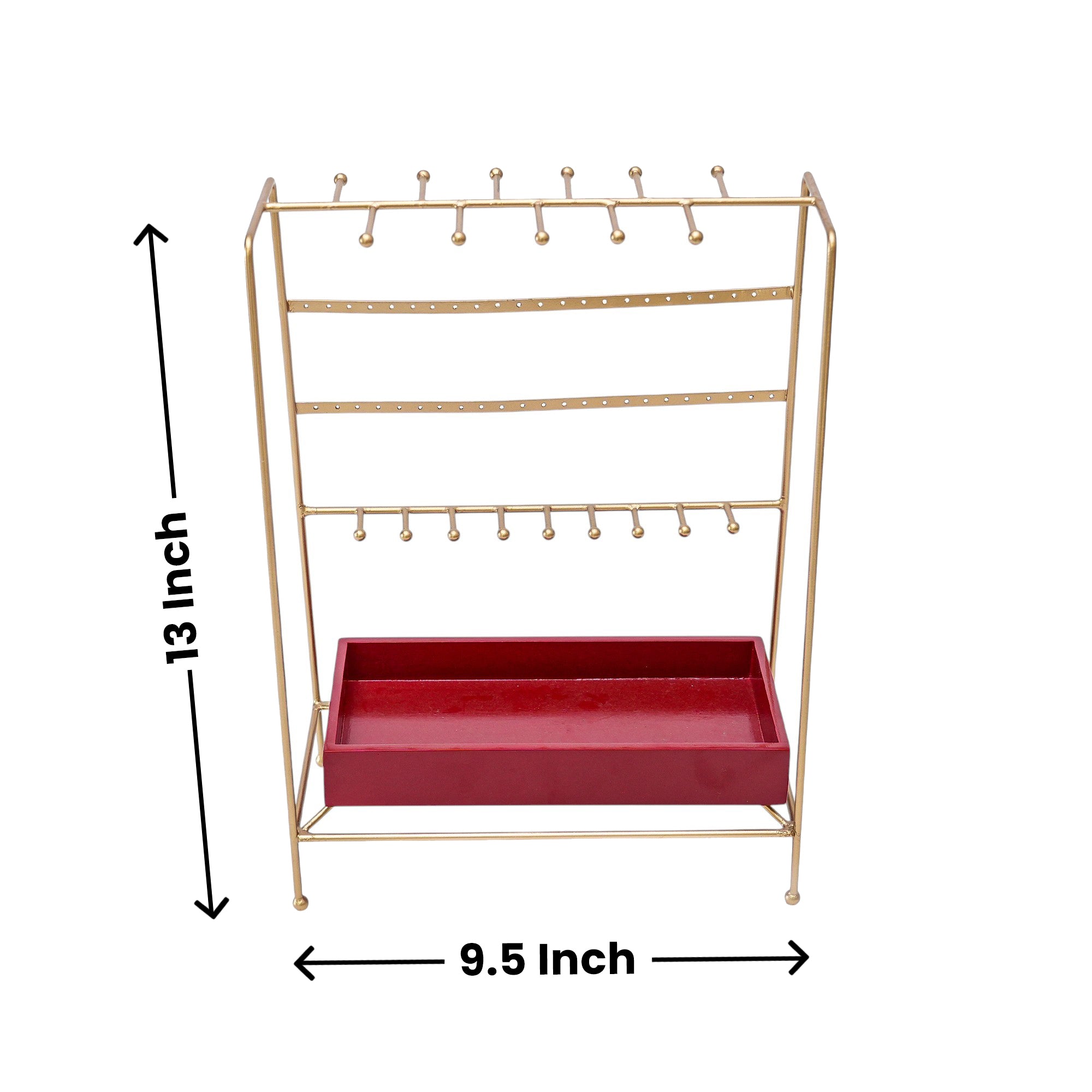 Jewellery Stand With Red Tray