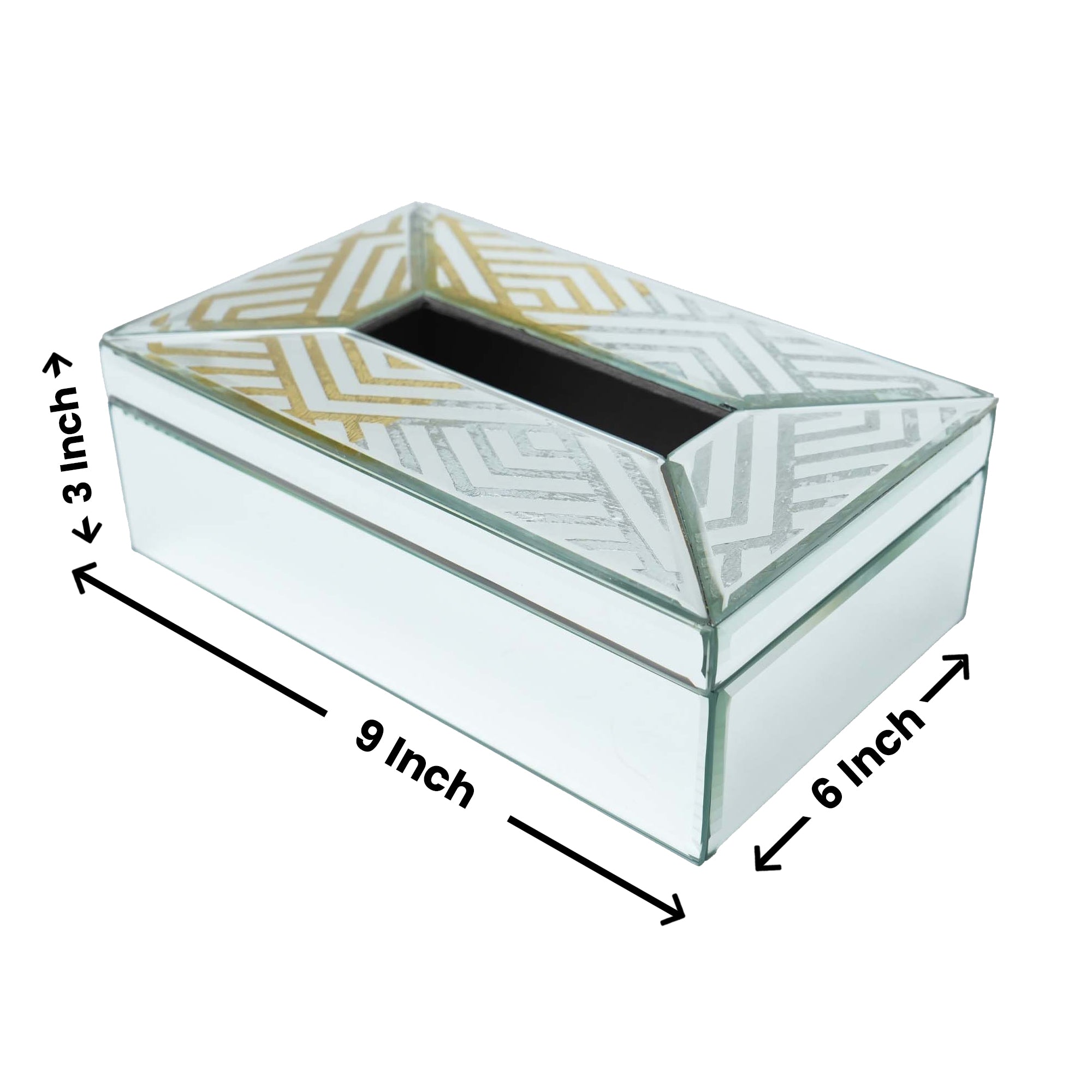 Luxury Decorative Glass Tissue Box